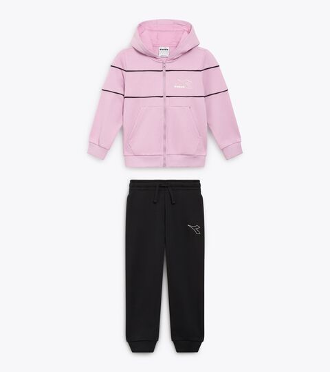 JU. TRACKSUIT HD FZ LOGO (FT), VIOLET MIST Coordinated tracksuit - Boys and girls JU. TRACKSUIT HD FZ LOGO (FT) VIOLET MIST - Diadora