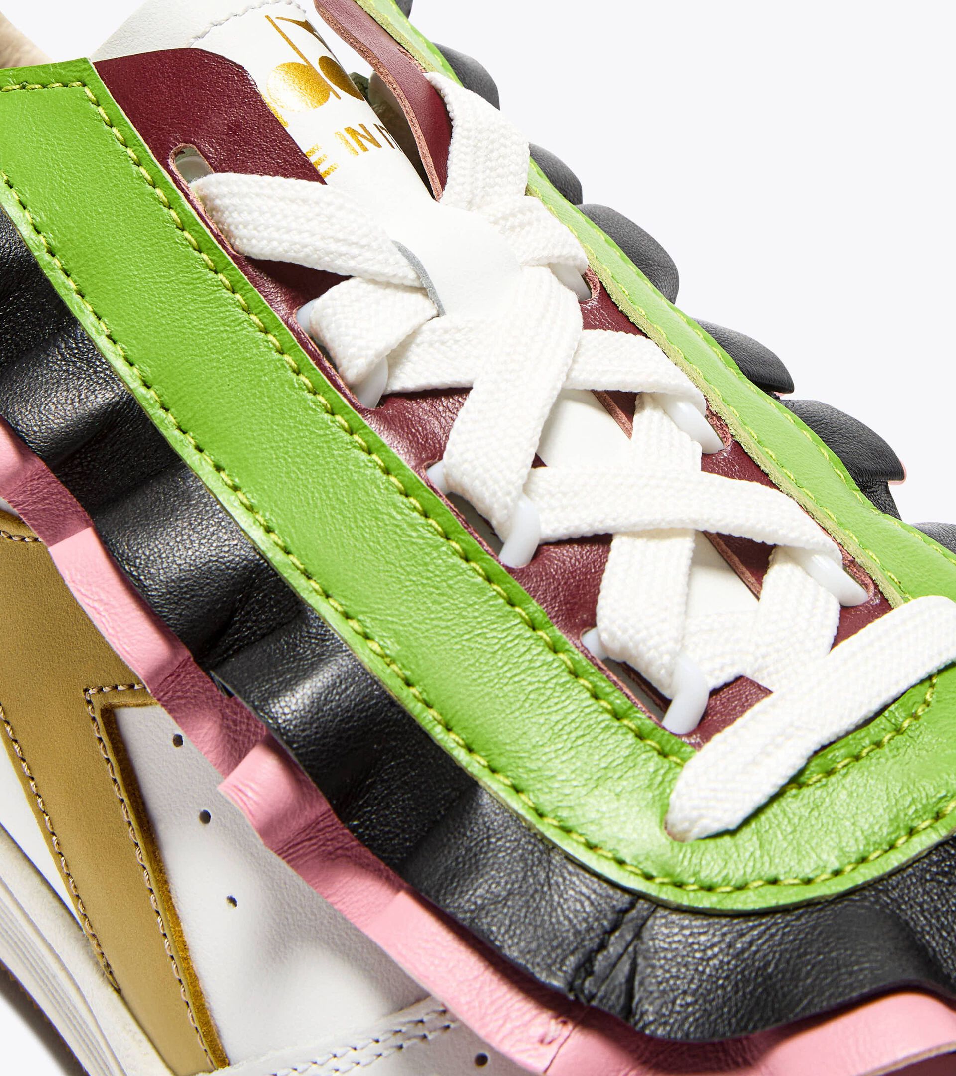 Scarpa Heritage - Made in Italy - Donna B.ELITE ROUGE WN NERO/ROSA - Diadora