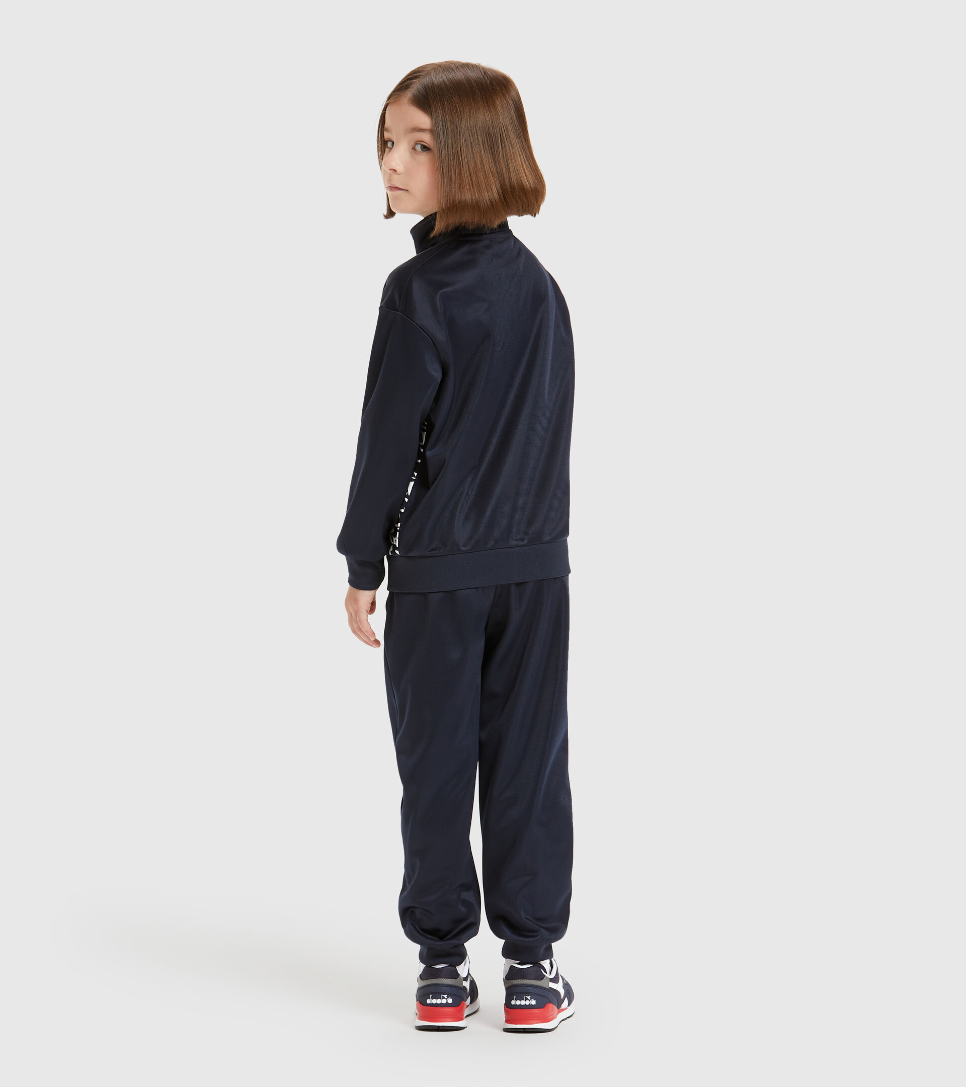 Apparel Sport BAMBINO JU. LIGHT FZ TRACKSUIT CUBIC AZUL CHAQUETON Diadora