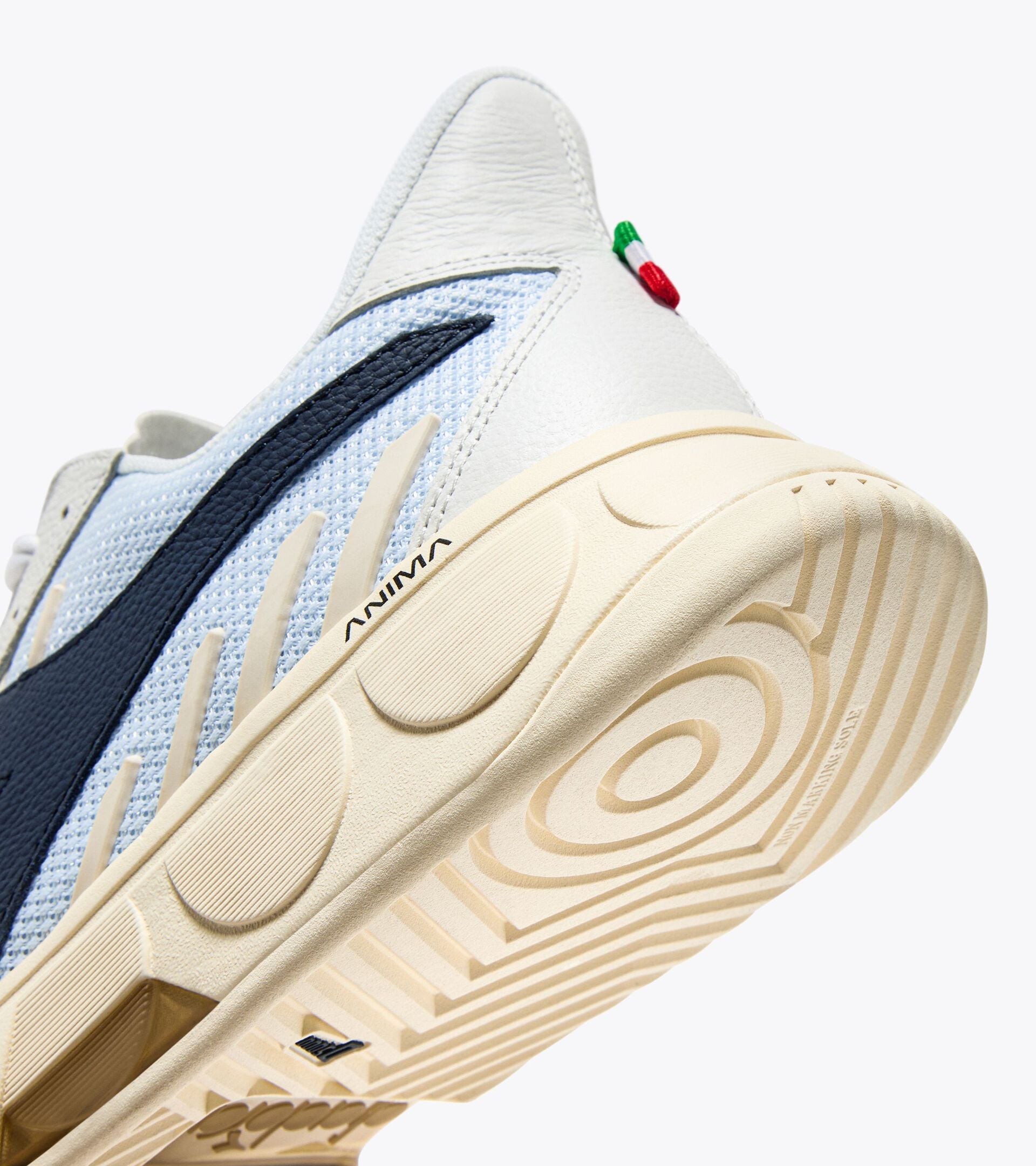 Made In Italy tennis shoe - All-gender B. ELITE STAR WHITE/BLUE CORSAIR - Diadora