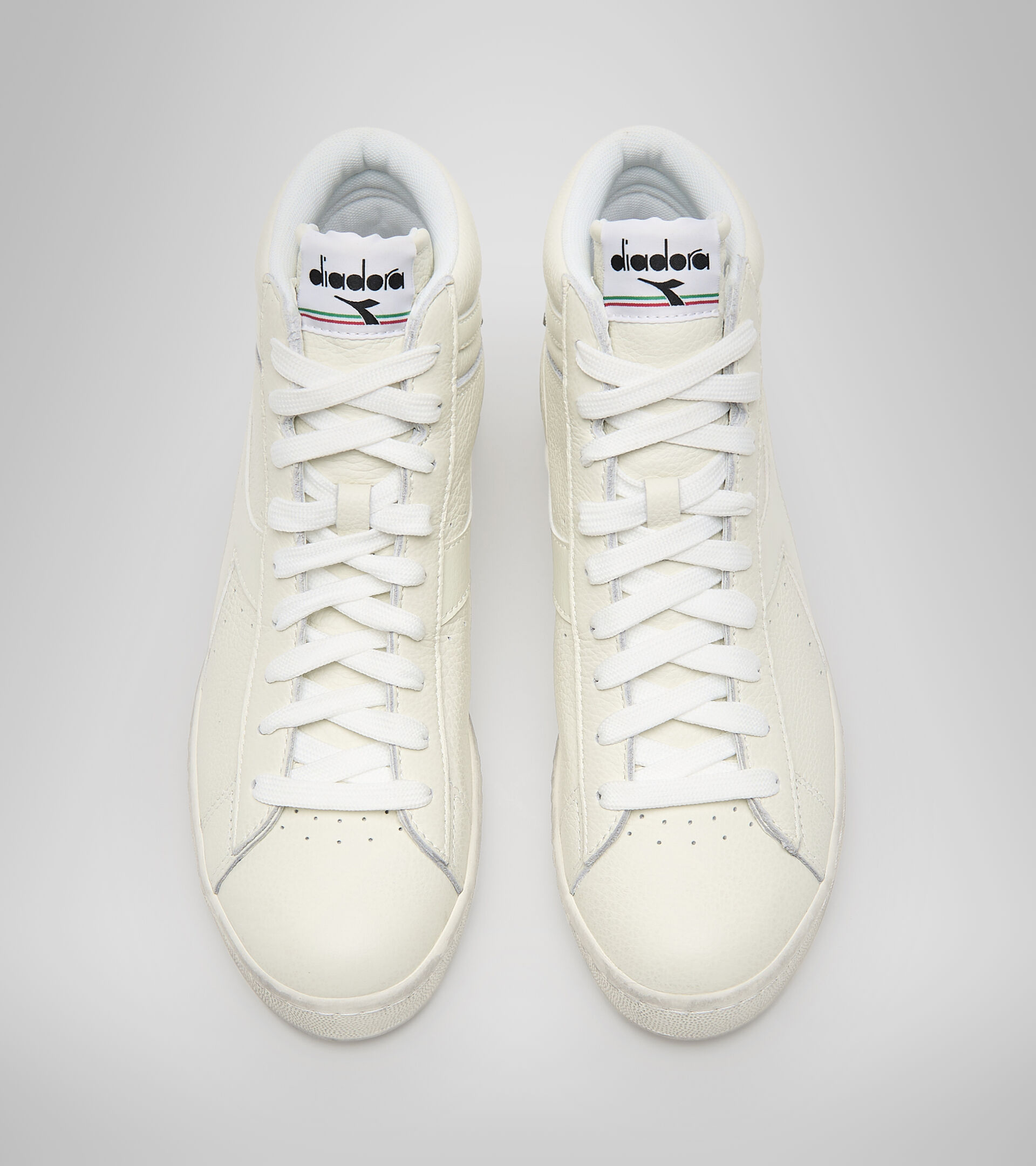 Sports shoes - Unisex GAME L HIGH WAXED WHITE/WHITE/WHITE - Diadora