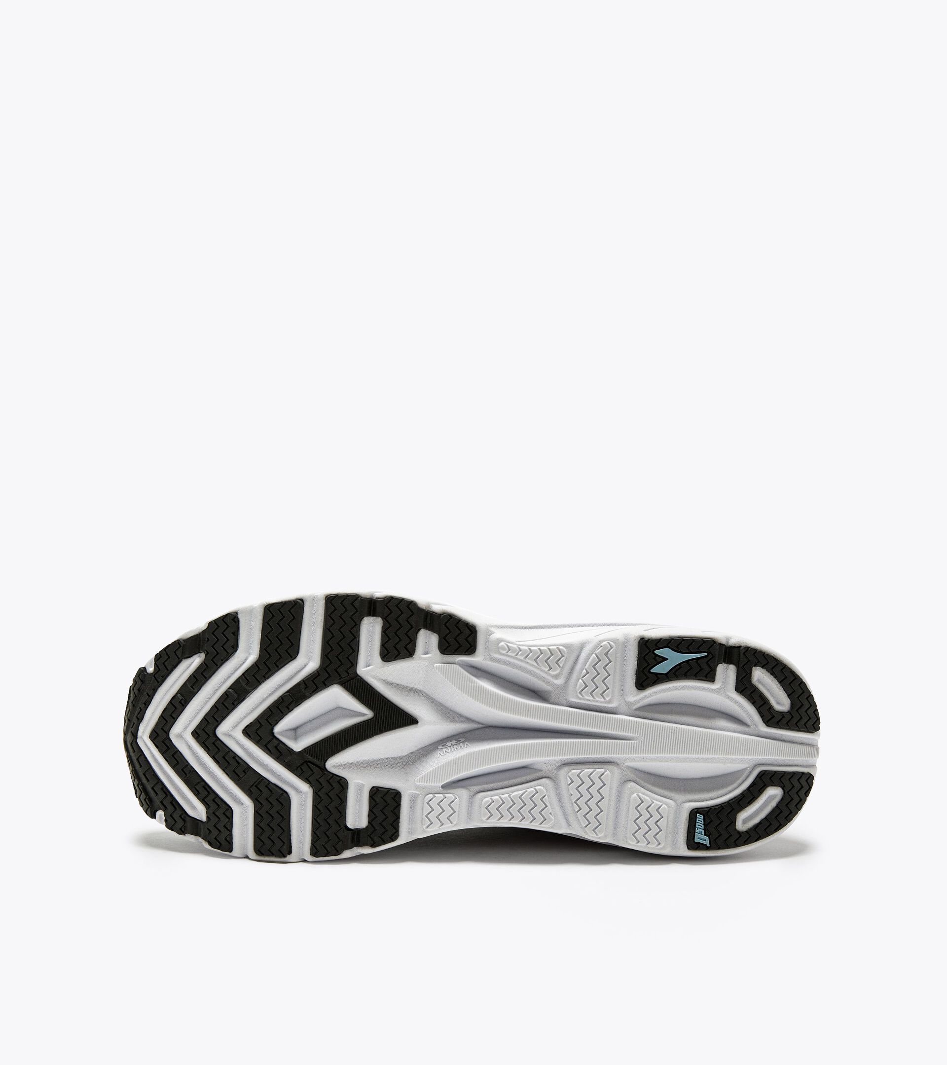 Running Shoes - Man EQUIPE NUCLEO STEEL GRAY/WHITE/BLACK - Diadora
