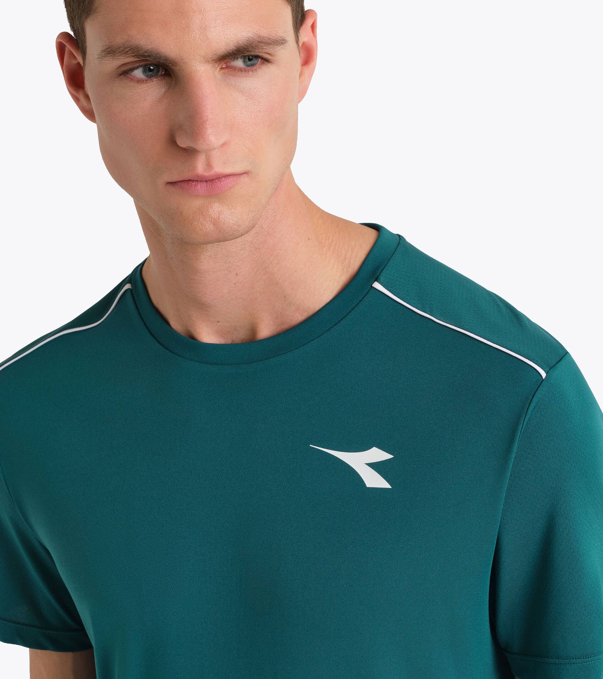 Tennis-T-Shirt - Herren
 SS T-SHIRT COURT SCHATTIERTE FICHTE - Diadora