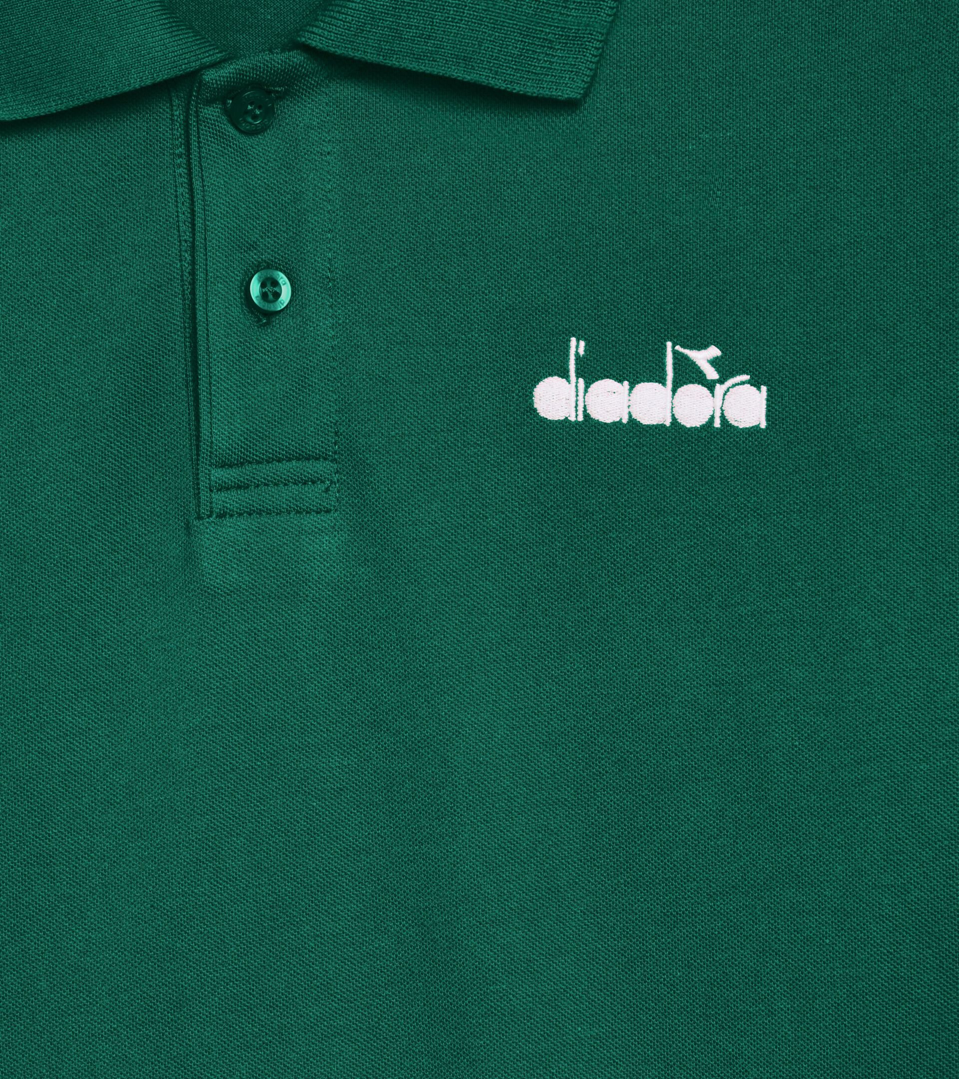 Sportliches Poloshirt - Made in Italy - Gender Neutral POLO SS LOGO AVENTURIN - Diadora