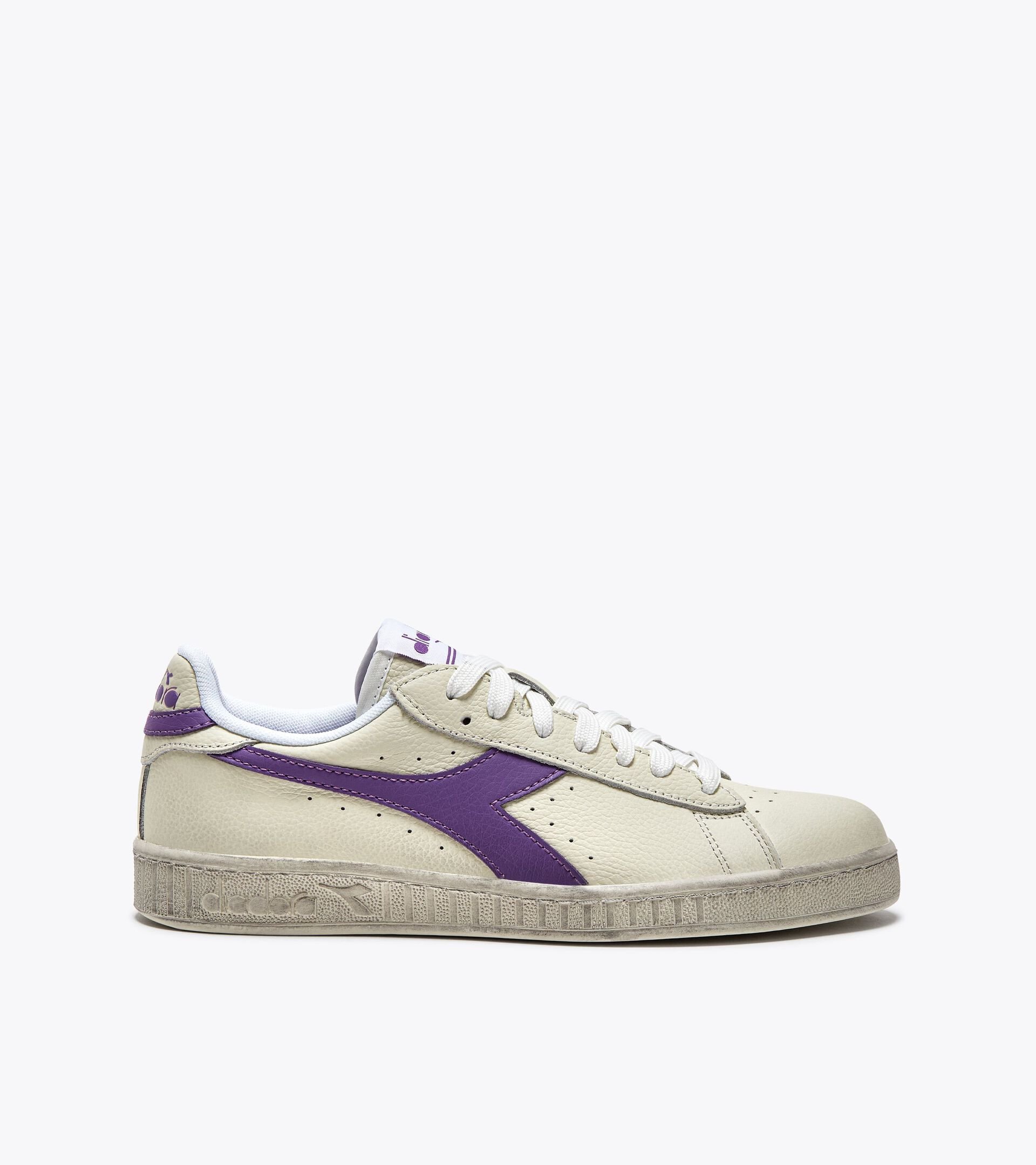 Sneaker sportiva - Per ogni genere GAME L LOW WAXED BIANCO/VIOLA CHICCO - Diadora