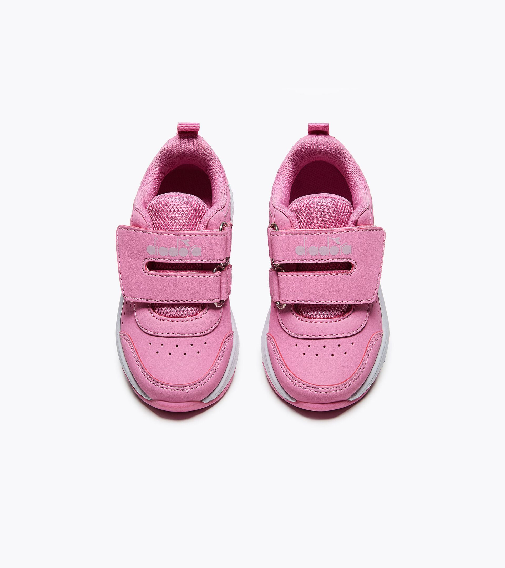 Running shoes - Boys and girls FALCON 6 SL I BEGONIA PINK/WHITE - Diadora
