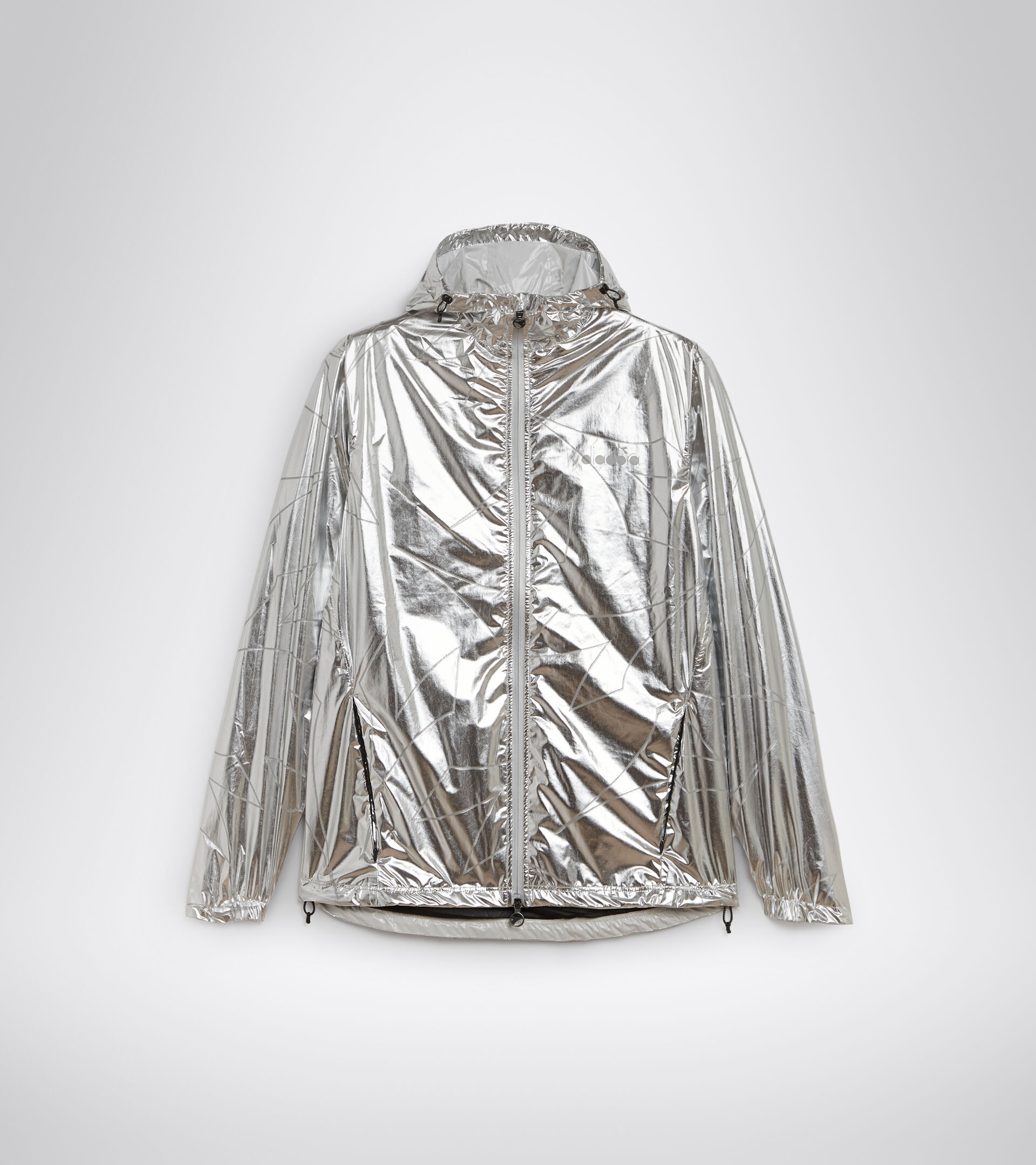 Chaqueta impermeable para correr - Hombre RAIN LOCK JACKET REFLEJO DE PLATA - Diadora