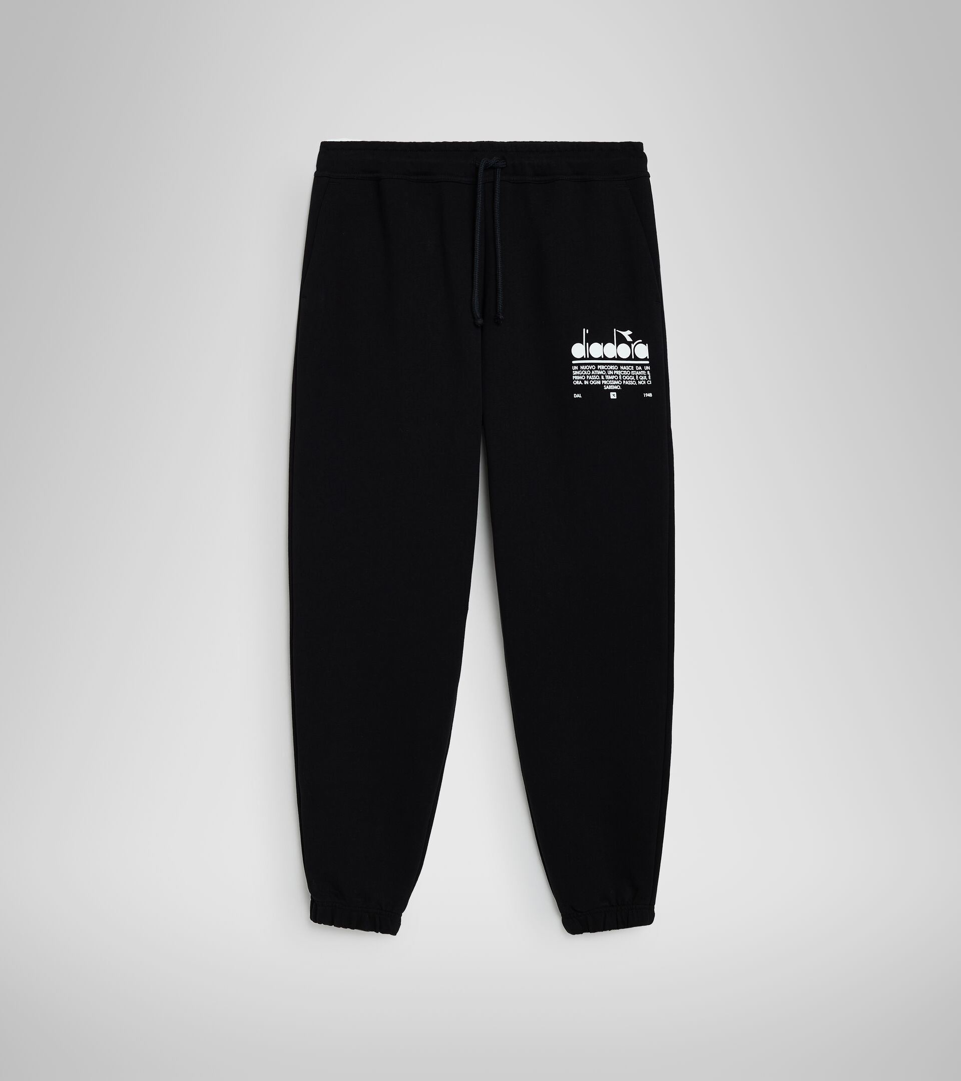 Cotton sports trousers - Unisex PANT MANIFESTO BLACK - Diadora