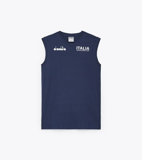 Sleeveless shirt Men - Italy National Volleyball Team SLEEVELESS ALLENAMENTO UOMO BV23 ITALIA CLASSIC NAVY - Diadora