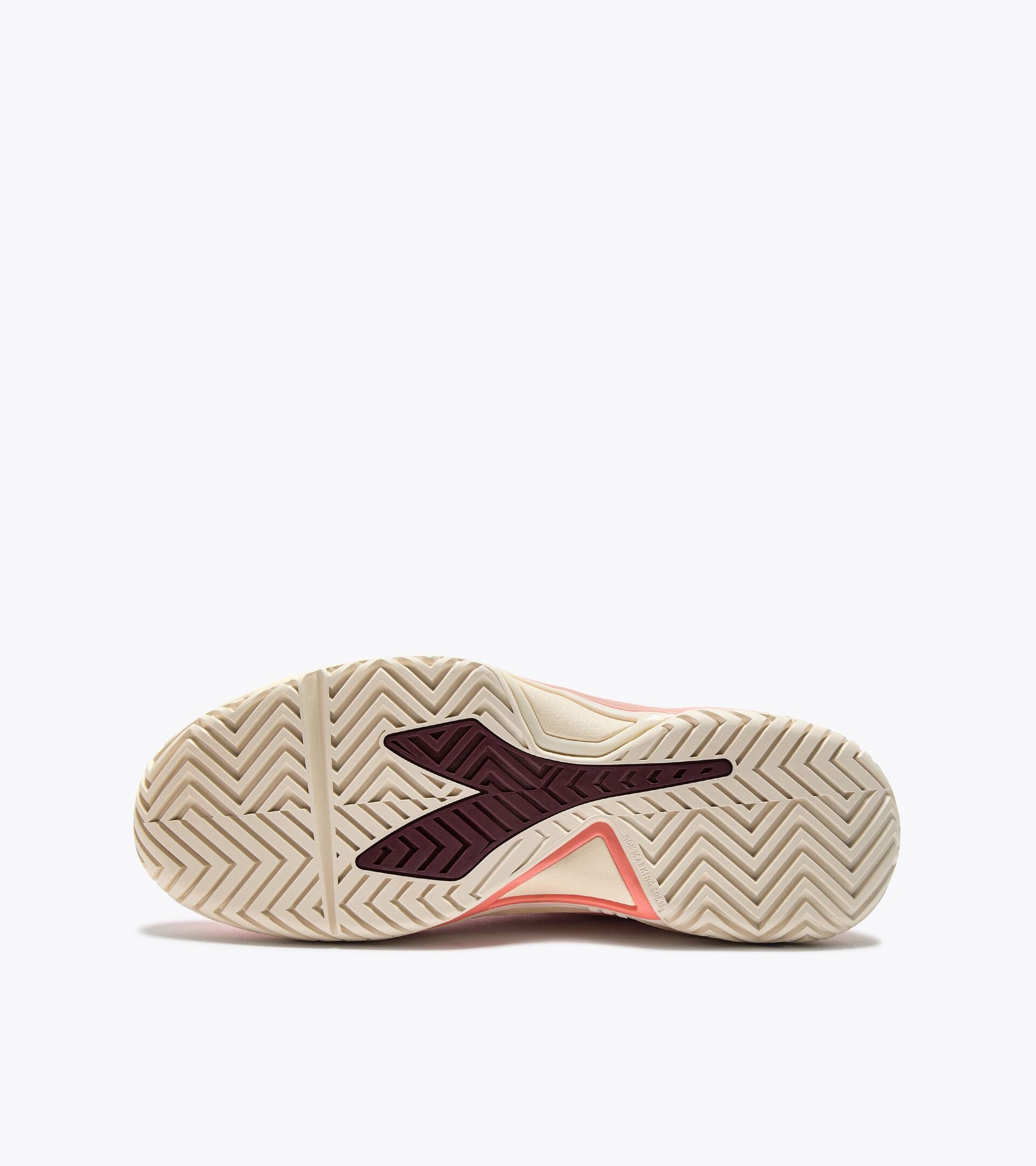 Tennis shoe for hard surfaces and clay courts - Stability - Women&rsquo;s
 B.ICON 3 W AG DESERT FLOWER /WHISPER WHITE - Diadora