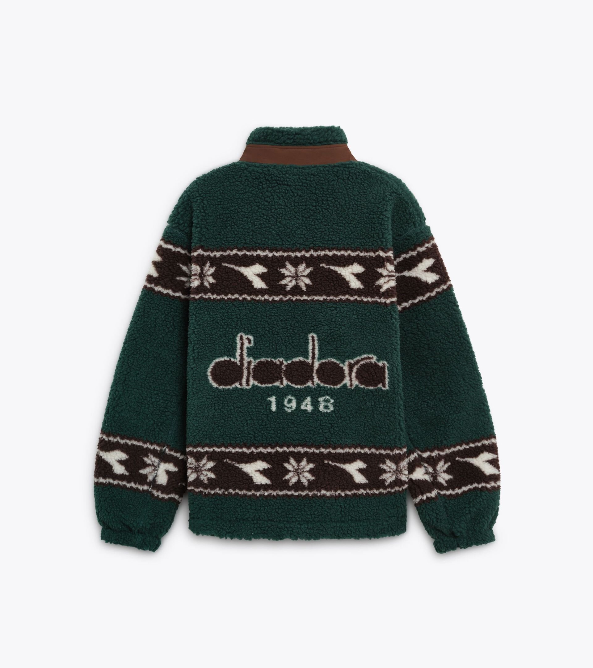 Reversible fleece vest - Exclusive e-commerce & Cortina Store - Women's REVERSIBLE POLAR FLEECE JACKET DARK GREEN - Diadora