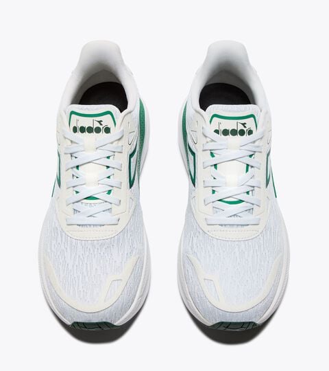 NUCLEO 2, WHITE/BOSPHORUS Running shoe - Comfort and stability - Men's NUCLEO 2 WHITE/BOSPHORUS - Diadora