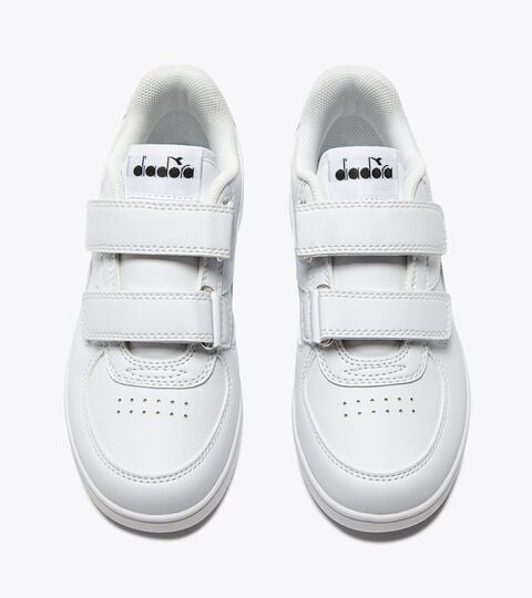 RAPTOR LOW PS, WEISS/WEISS/WEISS Sportschuh - Kinder 4-8 Jahren RAPTOR LOW PS WEISS/WEISS/WEISS - Diadora