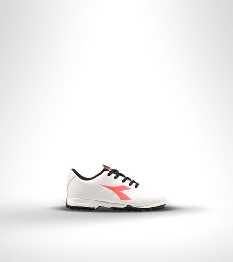 Fußballschuh für harte Böden oder Kunstrasen - Unisex Kind PICHICHI 3 TF JR BIANCO/NERO/ROSSO FLUO - Diadora