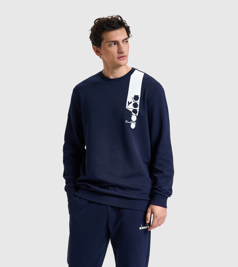 Crew-neck sweatshirt - Unisex SWEATSHIRT CREW ICON CLASSIC NAVY - Diadora