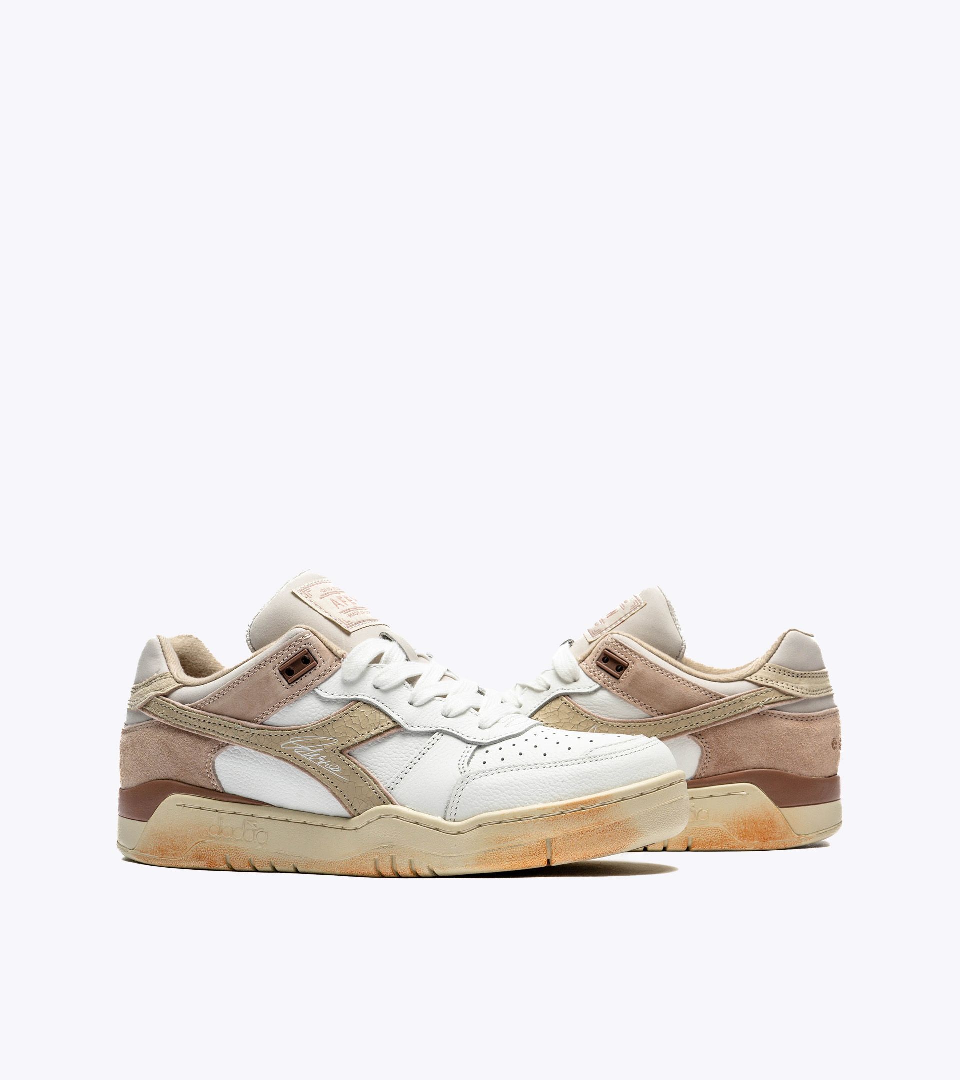 Made in Italy shoe - Gender neutral B.560 DINO RUSSO WHITE/SANDSHELL - Diadora