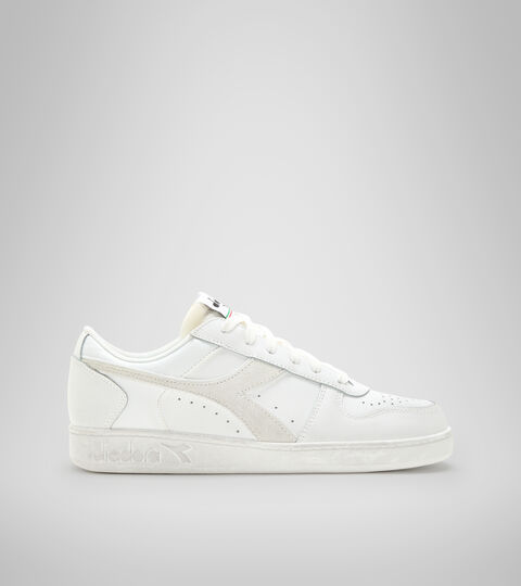 Sports shoes - Unisex MAGIC BASKET LOW ICONA LEATHER WHITE /WHITE - Diadora