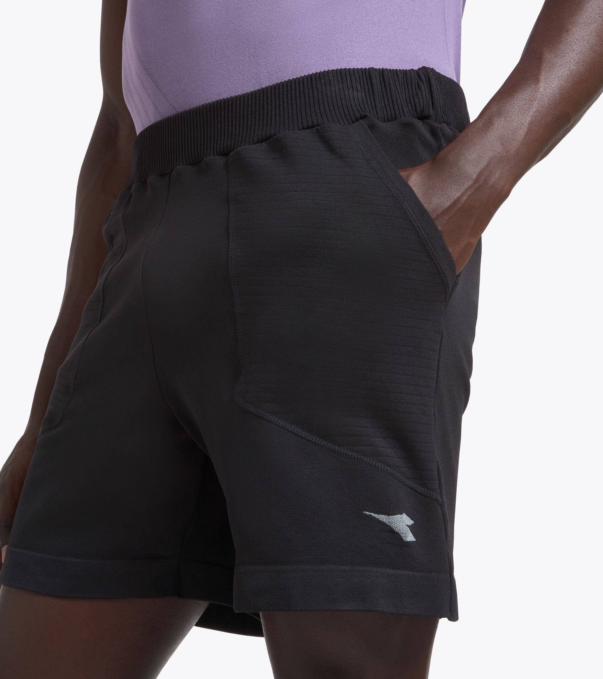 6'' Thermoregulating Running Shorts - STRATOUNO Running - Men&rsquo;s SHORTS STRATOUNO BLACK - Diadora