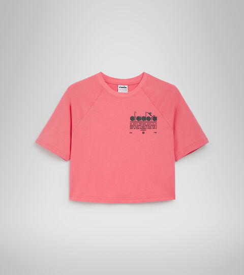 L. T-SHIRT SS MANIFESTO, ROSA TE Camiseta de algodón - Mujer L. T-SHIRT SS MANIFESTO ROSA TE - Diadora