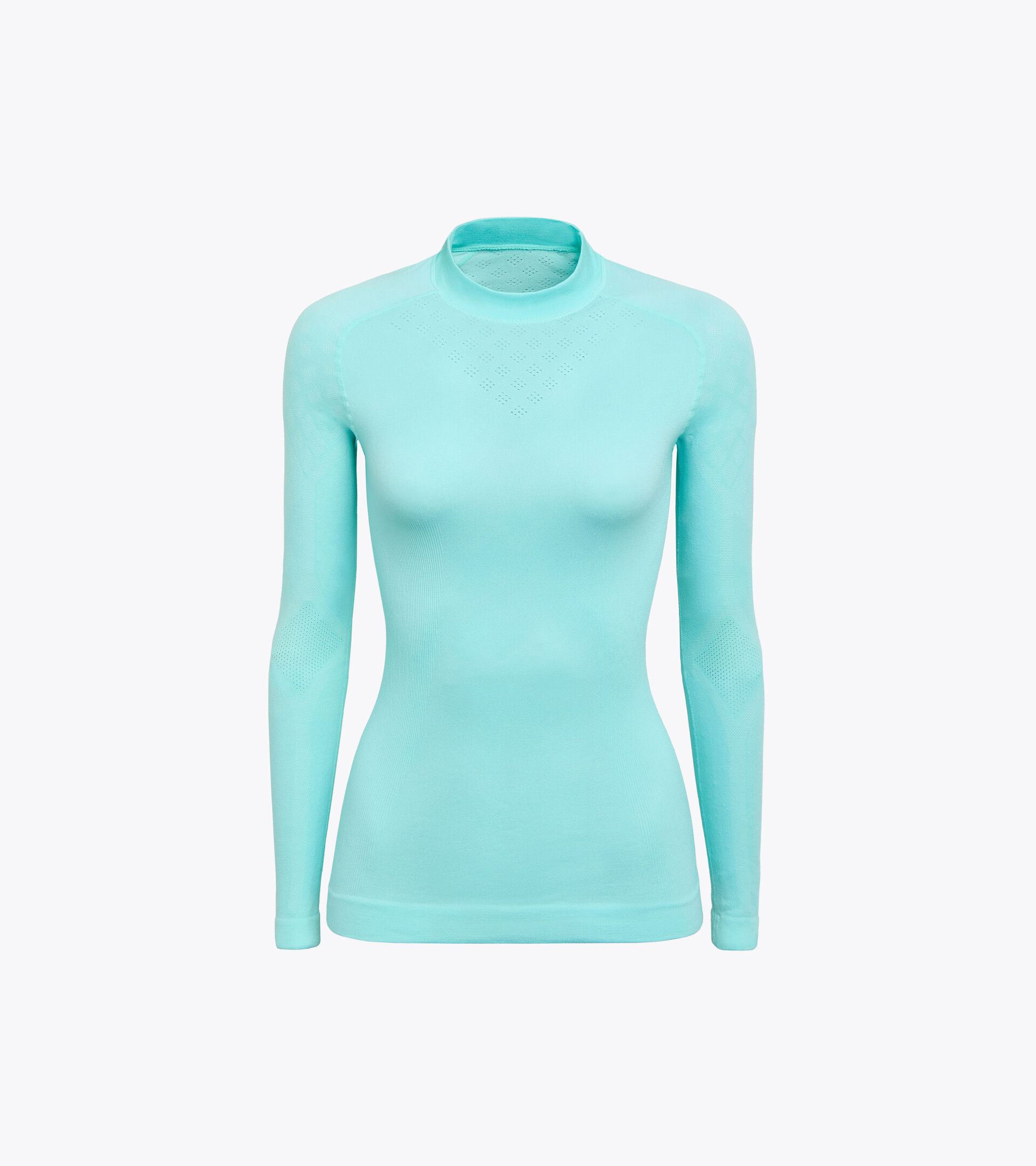 Long-sleeved training t-shirt - Women L. TURTLE NECK ACT ARUBA BLUE - Diadora