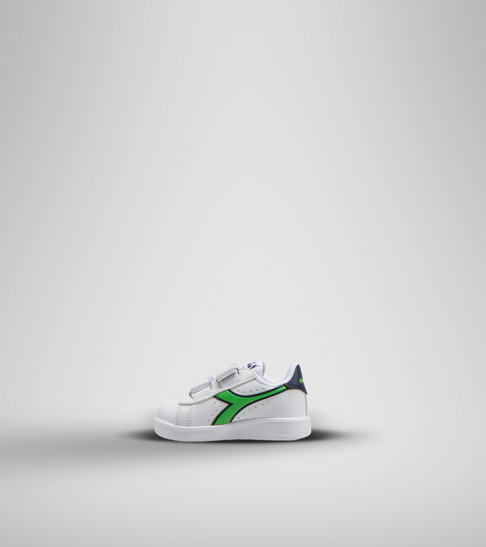Sports shoes - Toddlers 1-4 years GAME P TD WHITE/BLACK IRIS/CLASSIC GREEN - Diadora