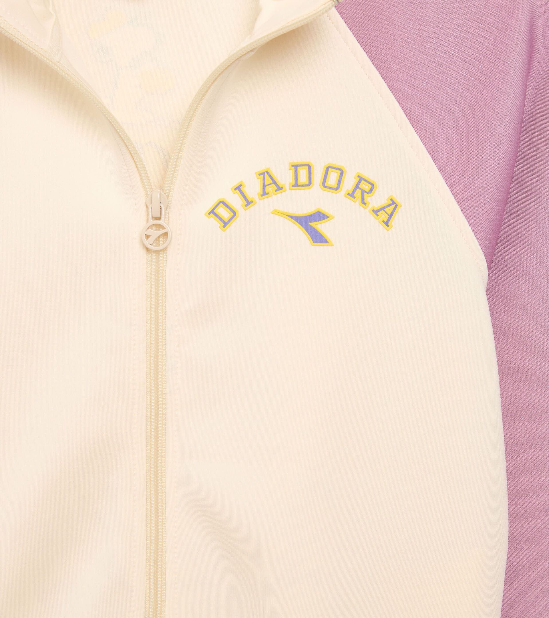College-inspired Peanuts tracksuit - Kids  JU. TRACKSUIT FZ PEANUTS VIOLET MIST - Diadora