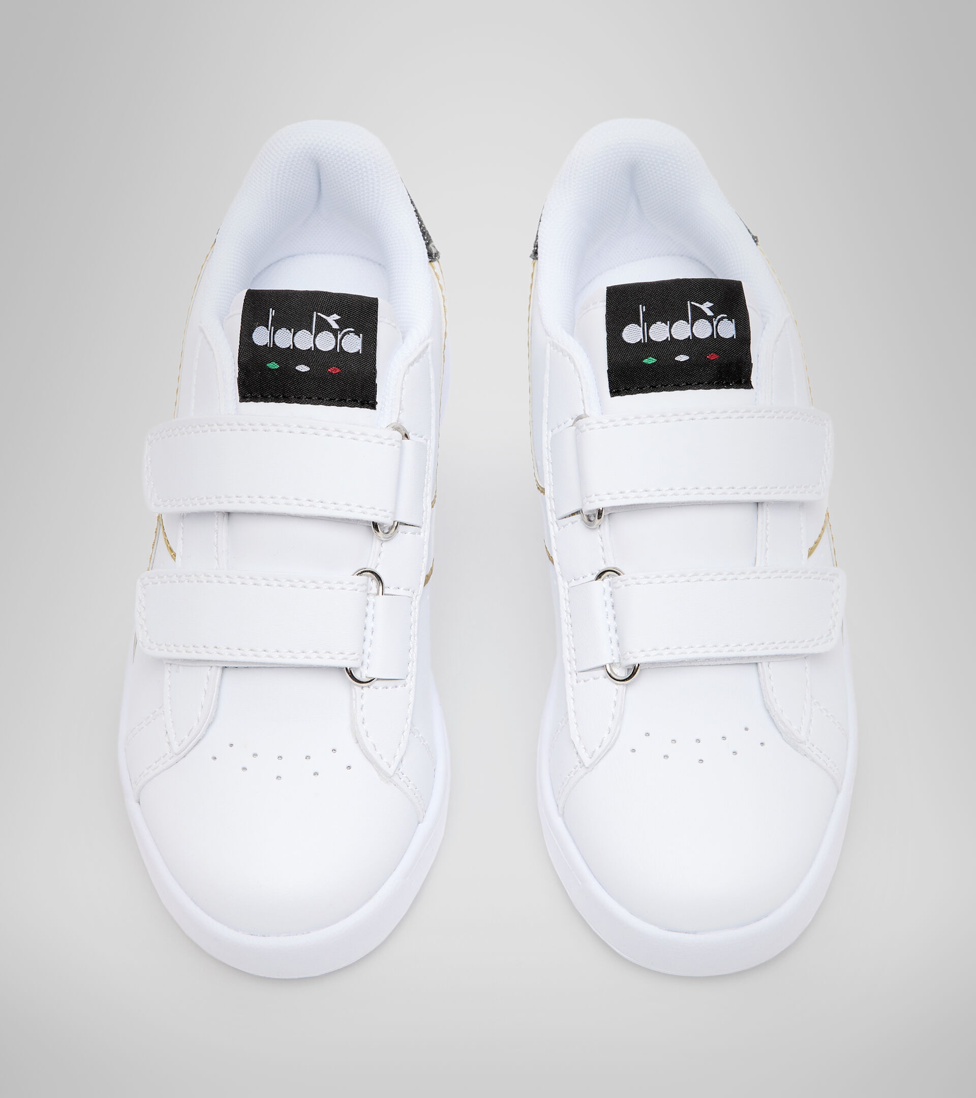 Zapatilla deportiva - Niños 4-8 años GAME P PS GIRL BIANCO/NERO/ORO - Diadora