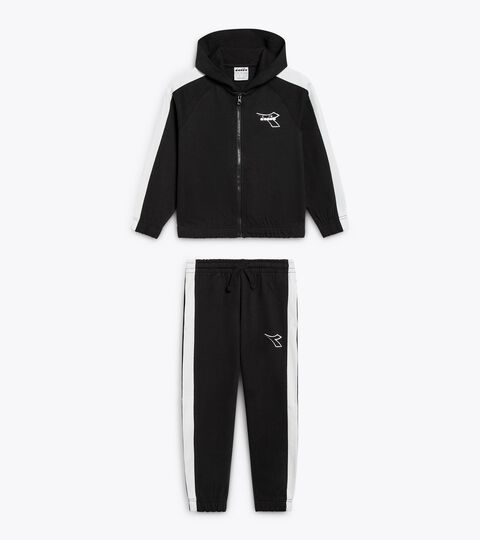 JU. TRACKSUIT HD FZ ESS. SPORTS (HJ), BLACK Sports tracksuit - All-gender JU. TRACKSUIT HD FZ ESS. SPORTS (HJ) BLACK - Diadora