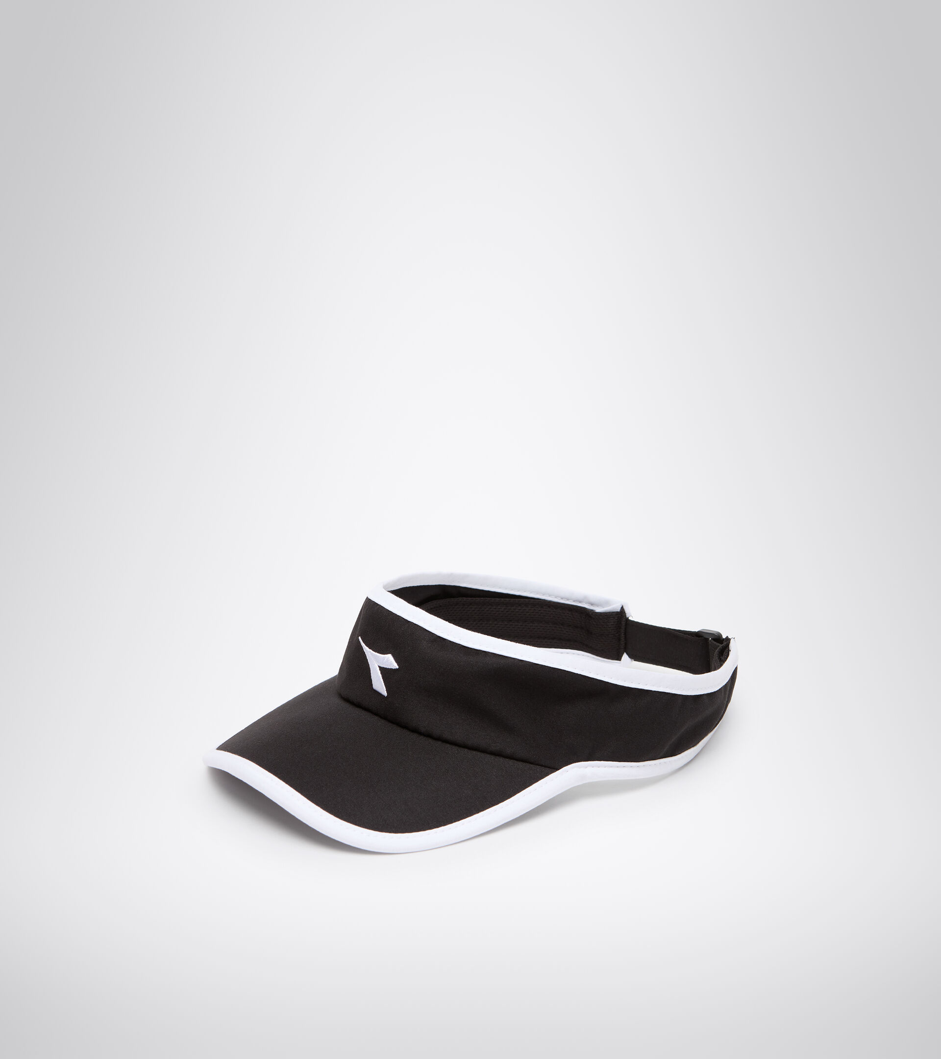 Tennisschirm - Unisex VISOR BLACK/OPTICAL WHITE - Diadora