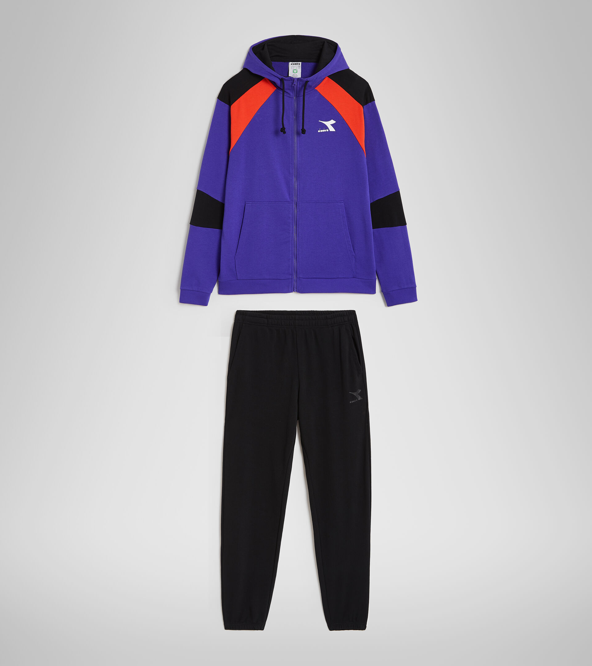 Tracksuit - Men TRACKSUIT HD FZ CORE BLUE REGISTA - Diadora