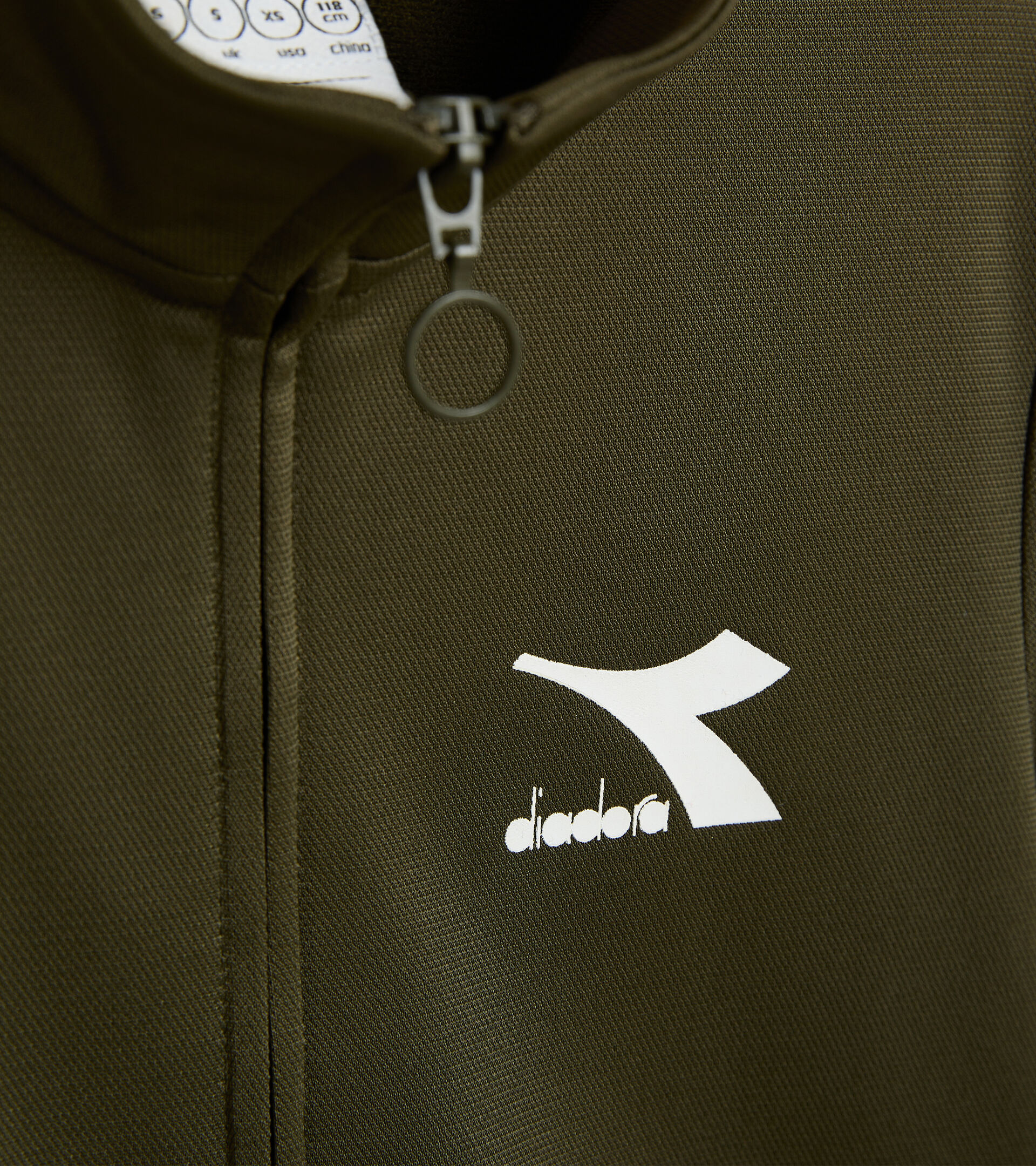 Sports tracksuit - Kids JU.TRACKSUIT FZ CHROMIA KIWI GREEN - Diadora
