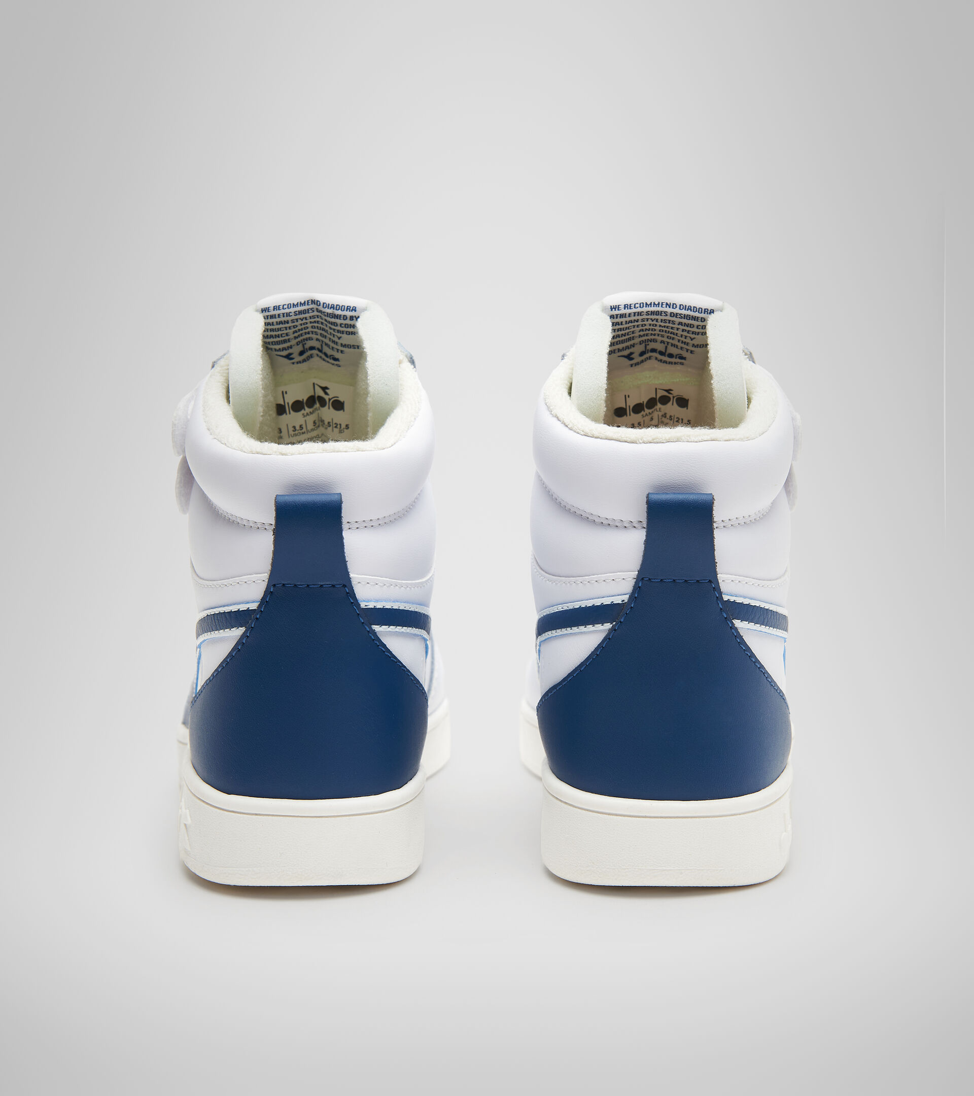 Sports shoes - Youth 8-16 years MAGIC BASKET MID GS WHITE/POSEIDON - Diadora