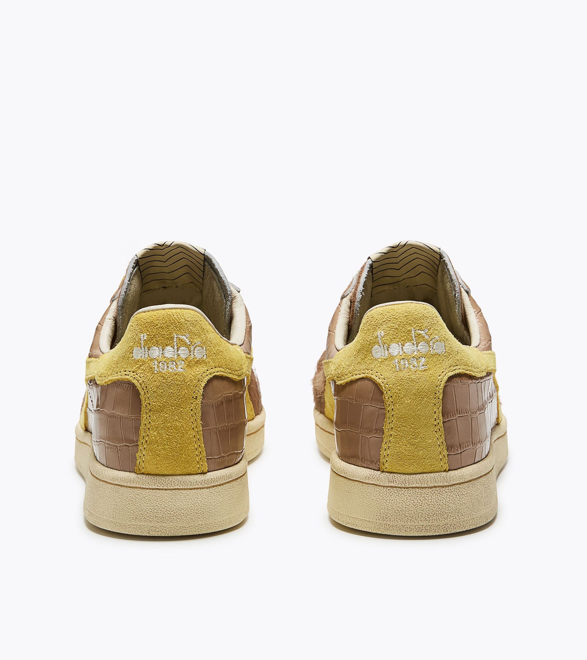 Heritage Sneaker - Women&rsquo;s PRESTIGE HORSY CROCO WN BROWN AFFOGAT - Diadora