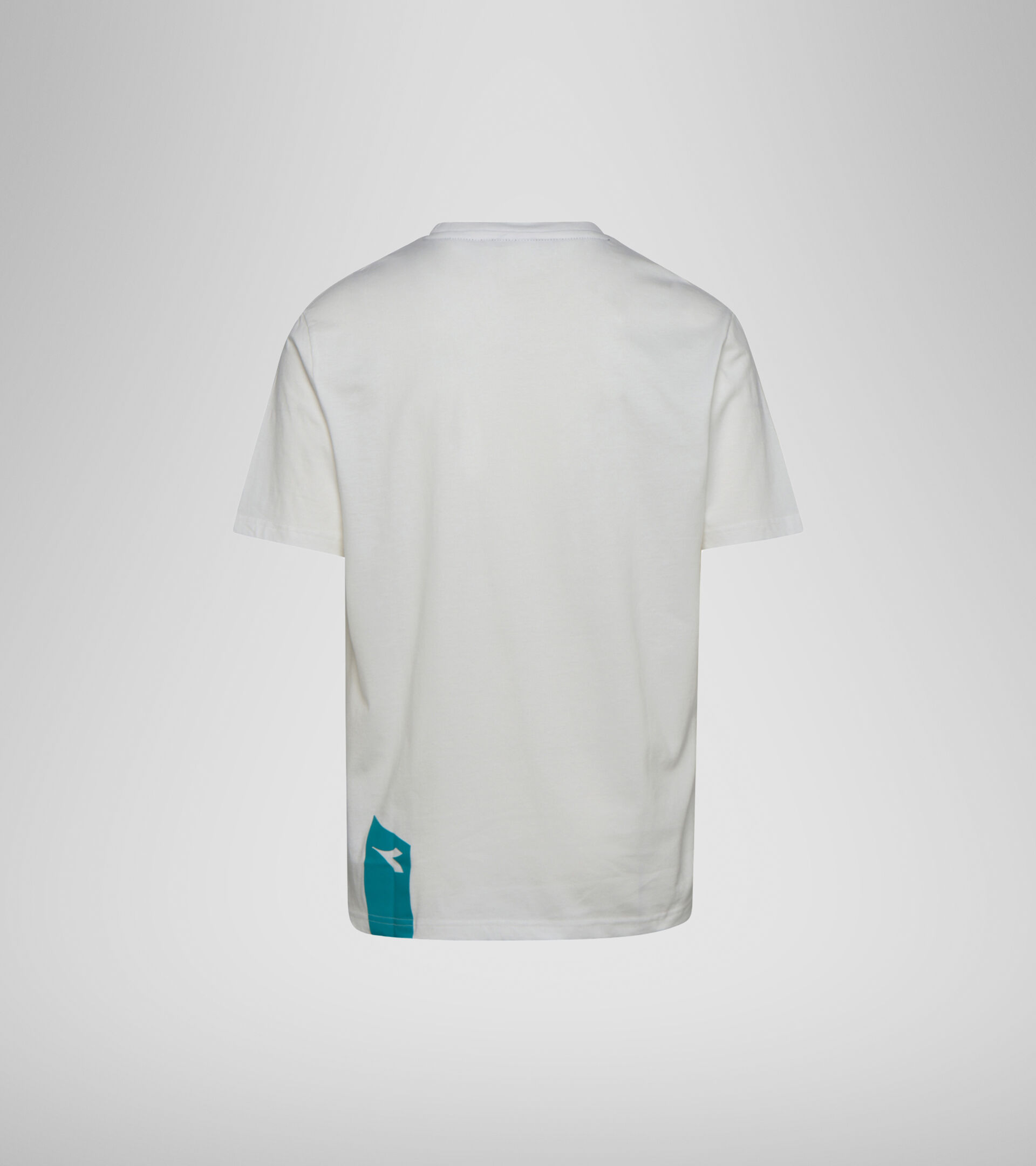 T-shirt - Unisex T-SHIRT SS ICON BLANC DE BLANC/VIRIDIAN GREEN - Diadora