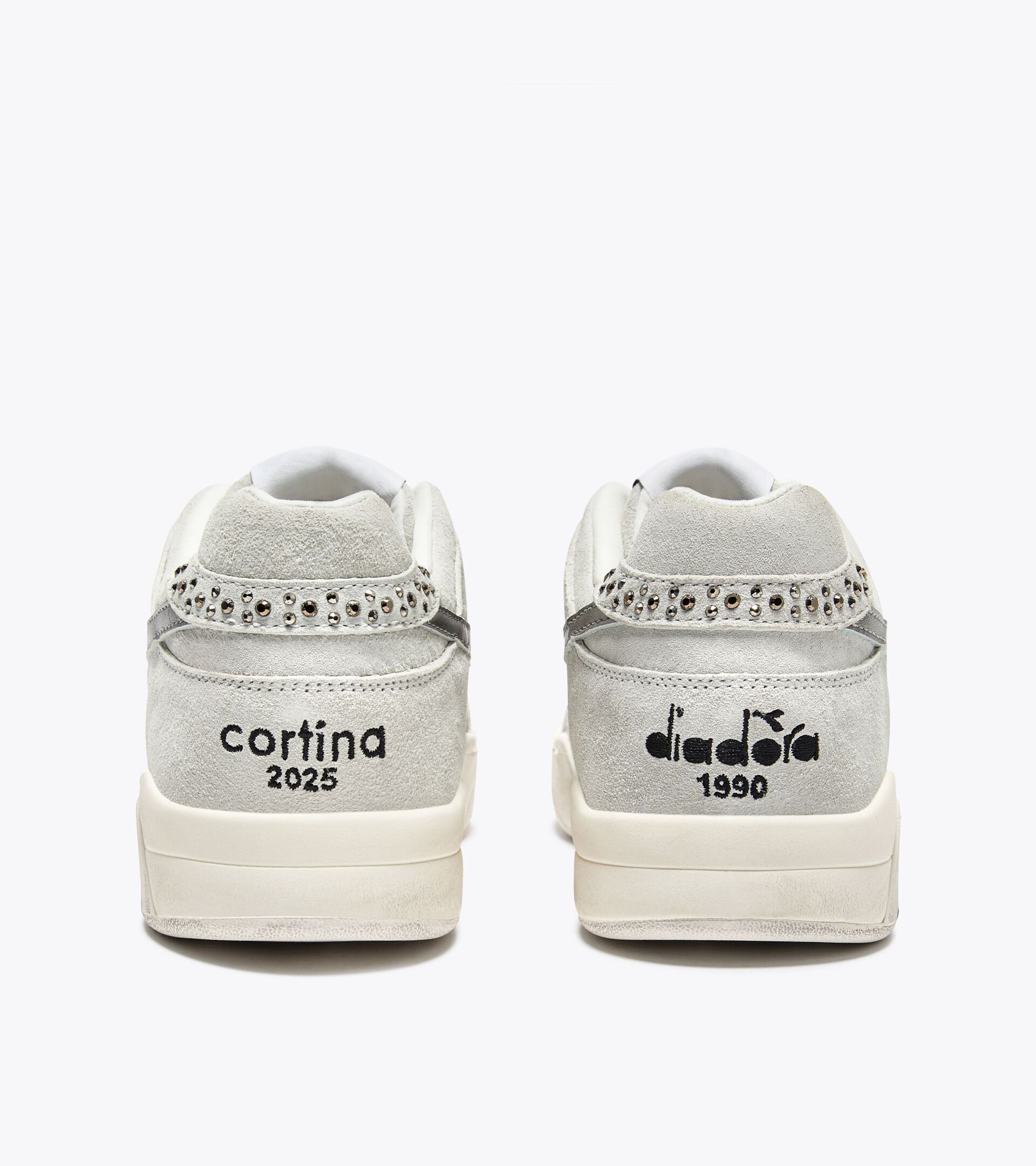 Heritage Shoe - Woman - ‘Natale a Cortina’ limited edition B.560 STUDS CORTINA WN WHITE - Diadora