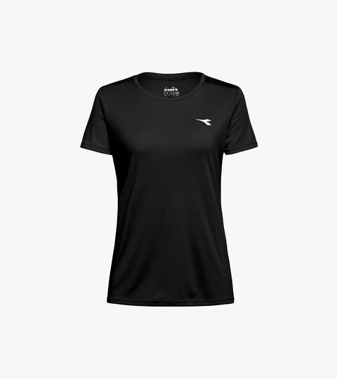 Sportliches T-Shirt - Damen L. SS T-SHIRT RUN SCHWARZ - Diadora