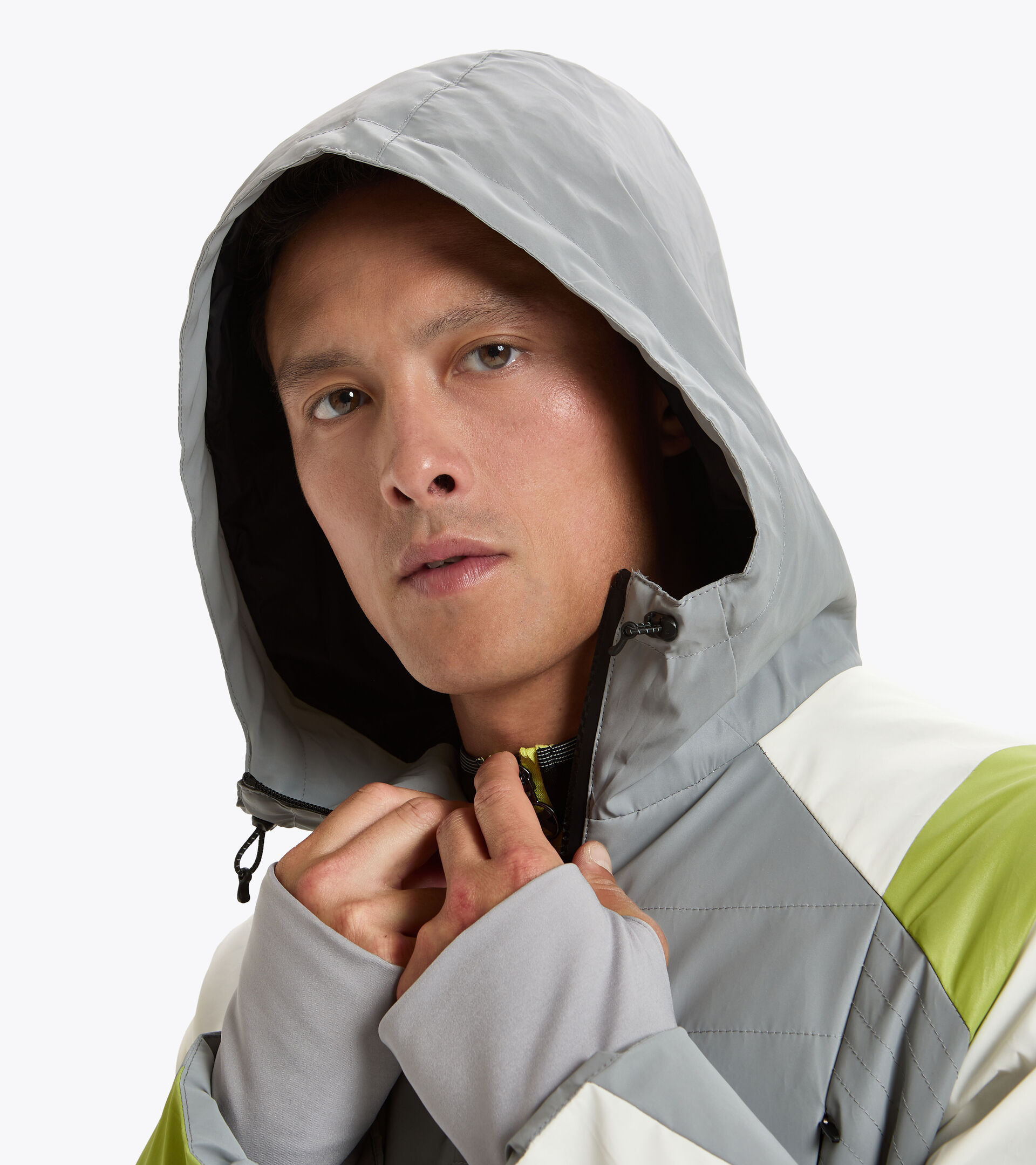 Apparel Sport UOMO BRIGHT JACKET BE ONE GRIS ALEACION Diadora