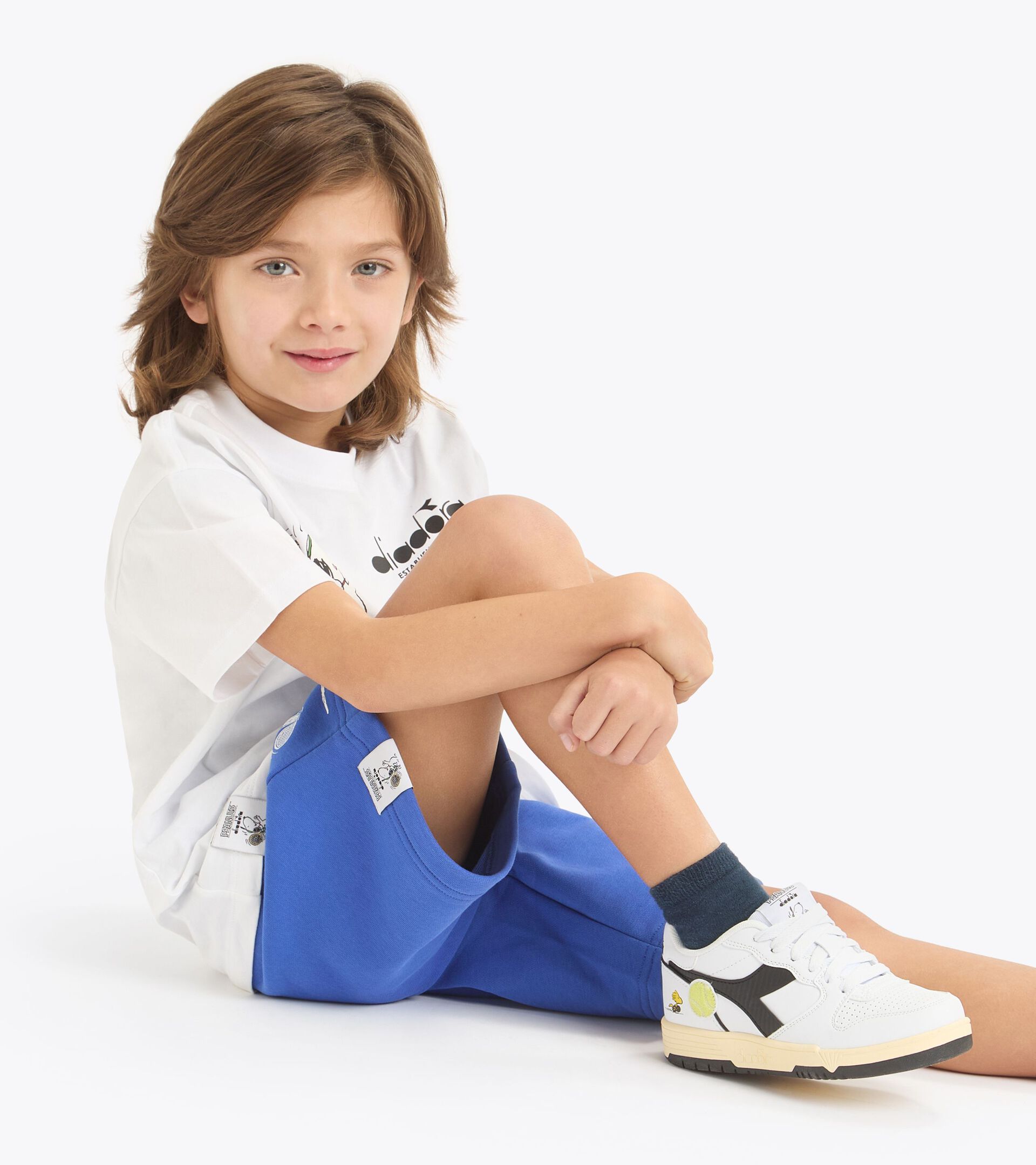 Peanuts bermuda pants - Kids 
 JU. BERMUDA PEANUTS DARK ROYAL - Diadora