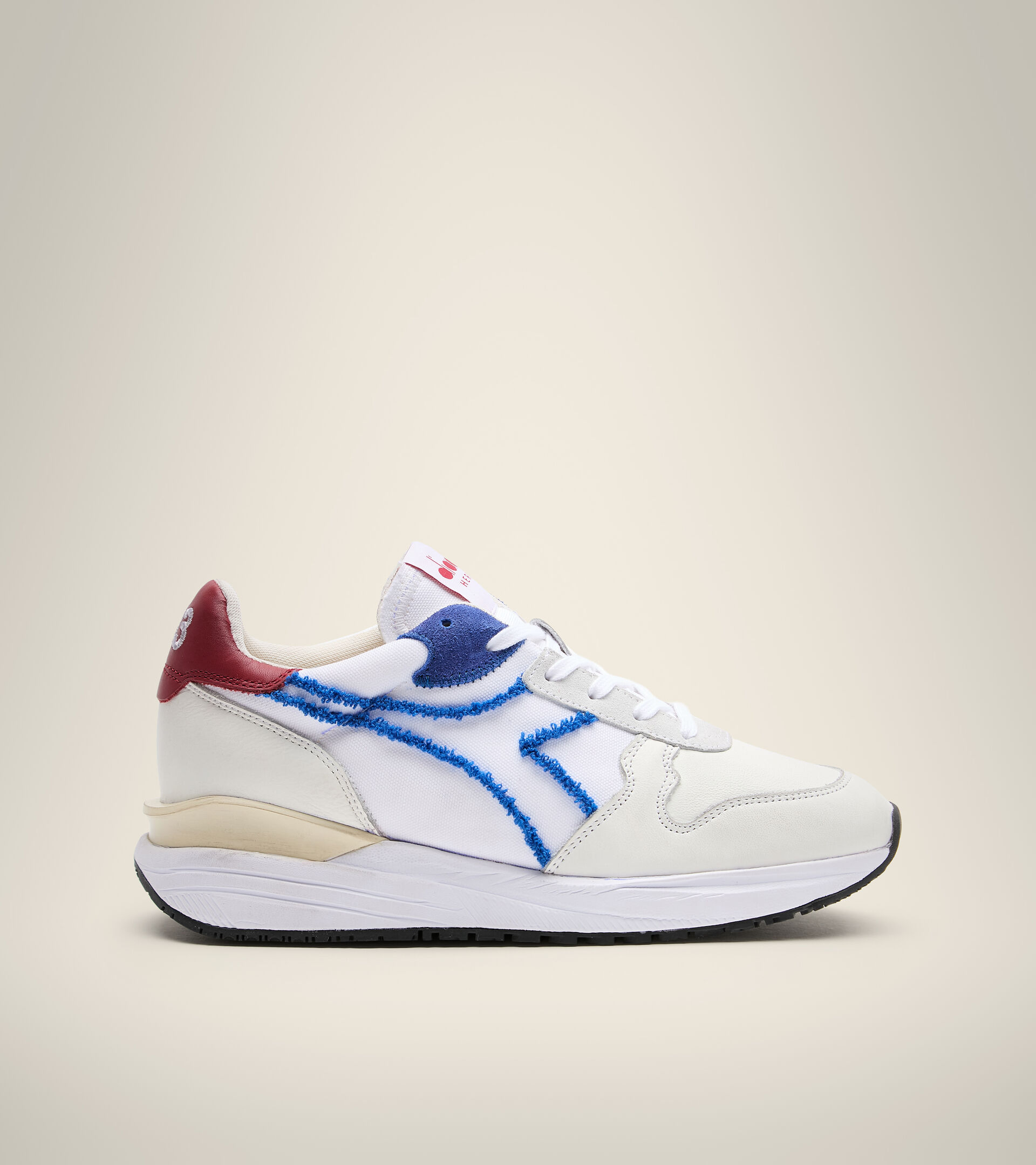 Heritage Shoe - Women VENUS LOGO EMBROIDERY SW WHITE/SNORKEL BLUE - Diadora