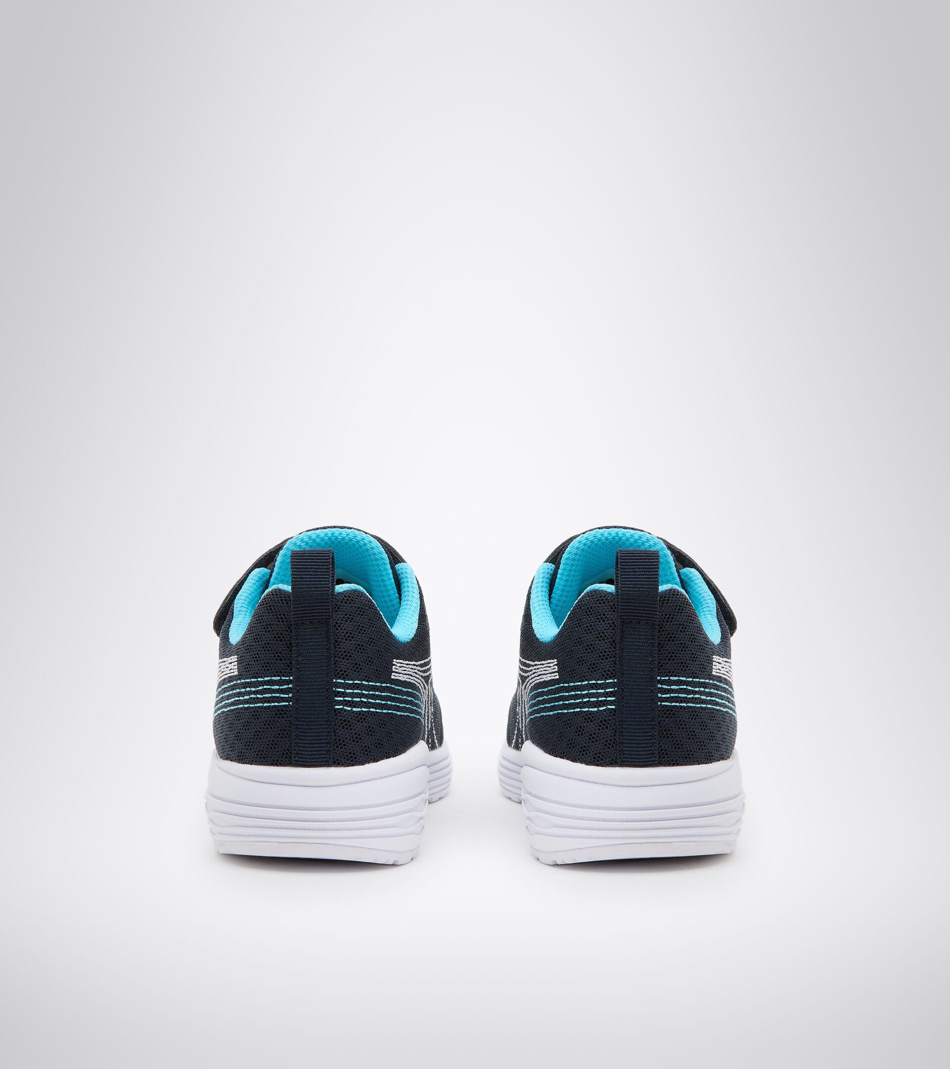Chaussures de running - Unisexe enfant FLAMINGO 6 JR NOIR IRIS/BLEU ATOLL - Diadora