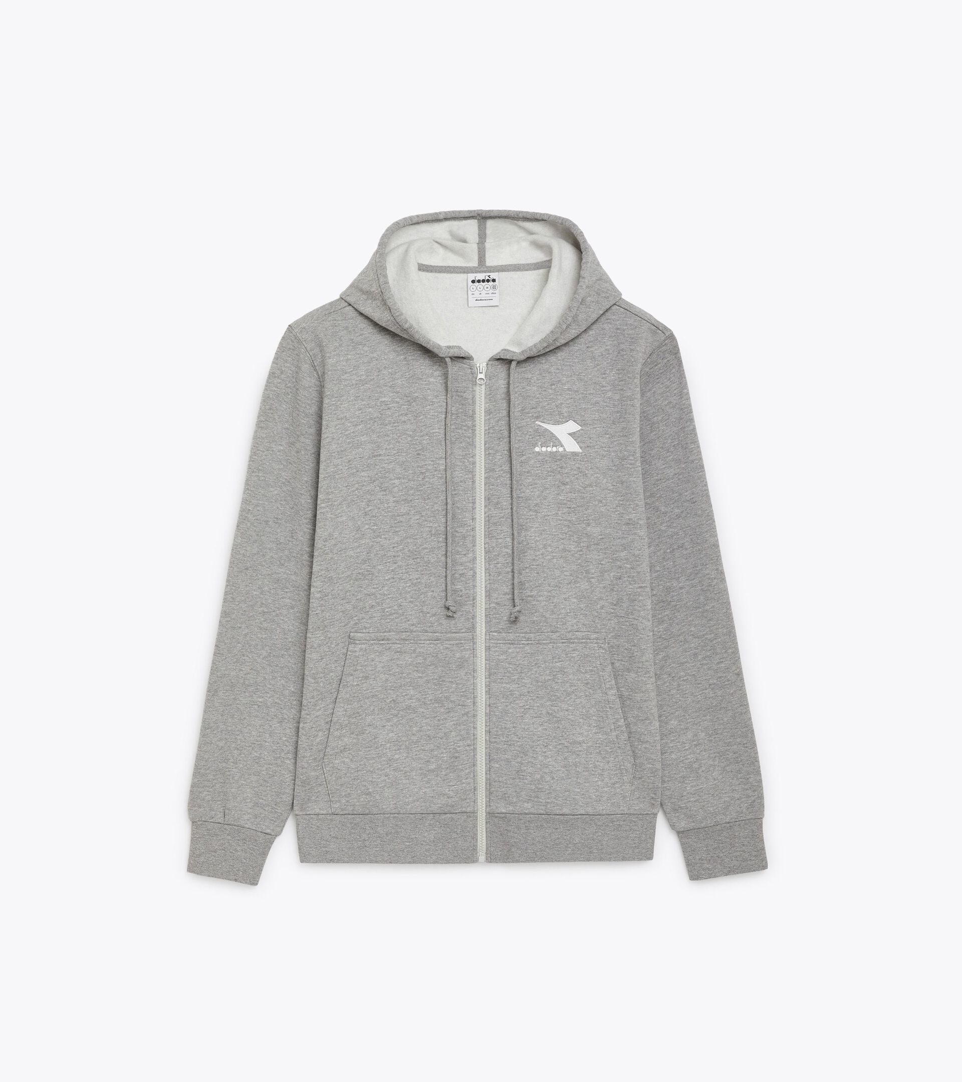 Sweat-shirt à capuche - Homme HOODIE FZ CORE GRATTE CIEL MELANGE - Diadora