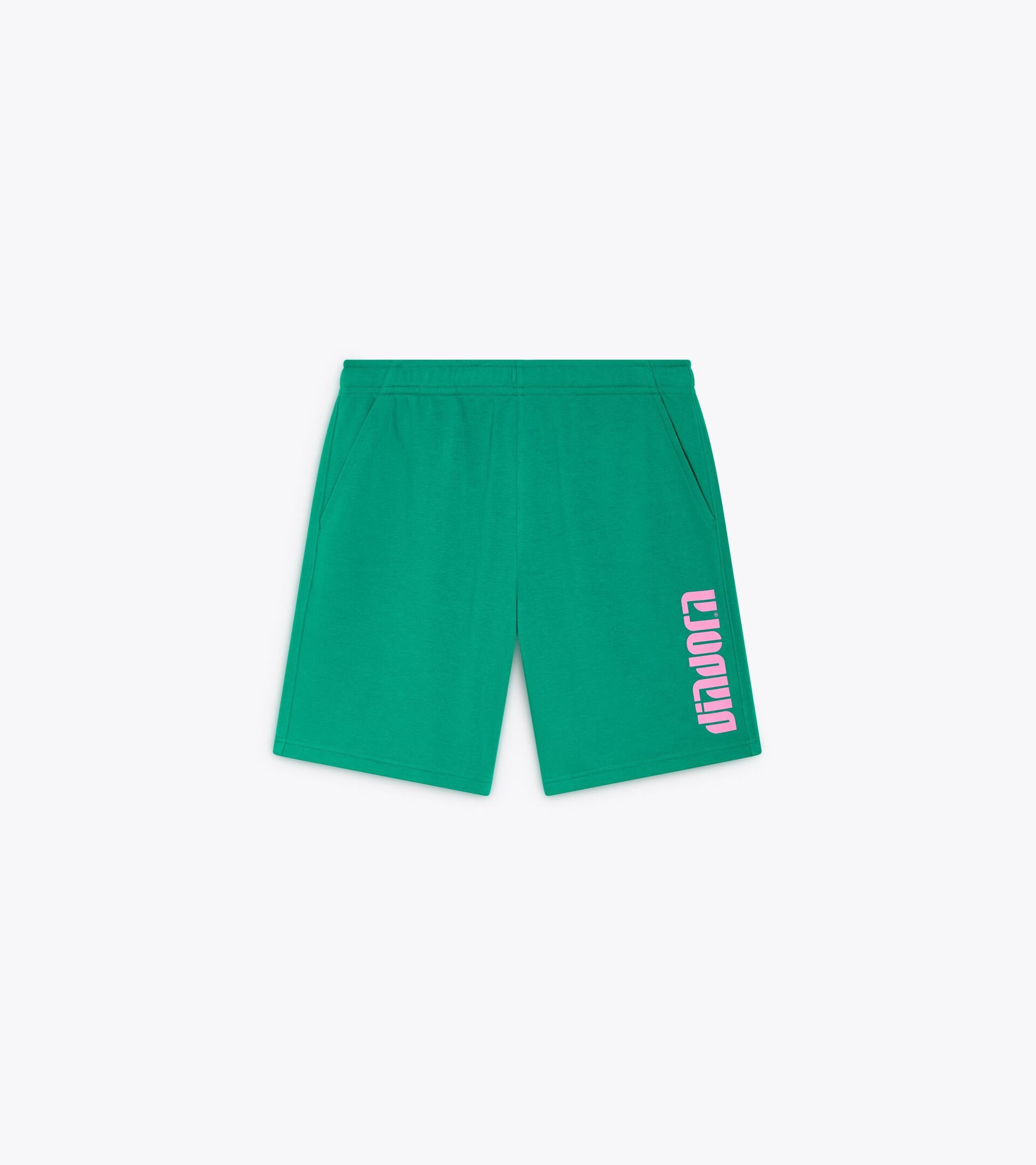 Sports bermuda shorts - All-gender BERMUDA ATHL. LOGO GREEN 562 C - Diadora