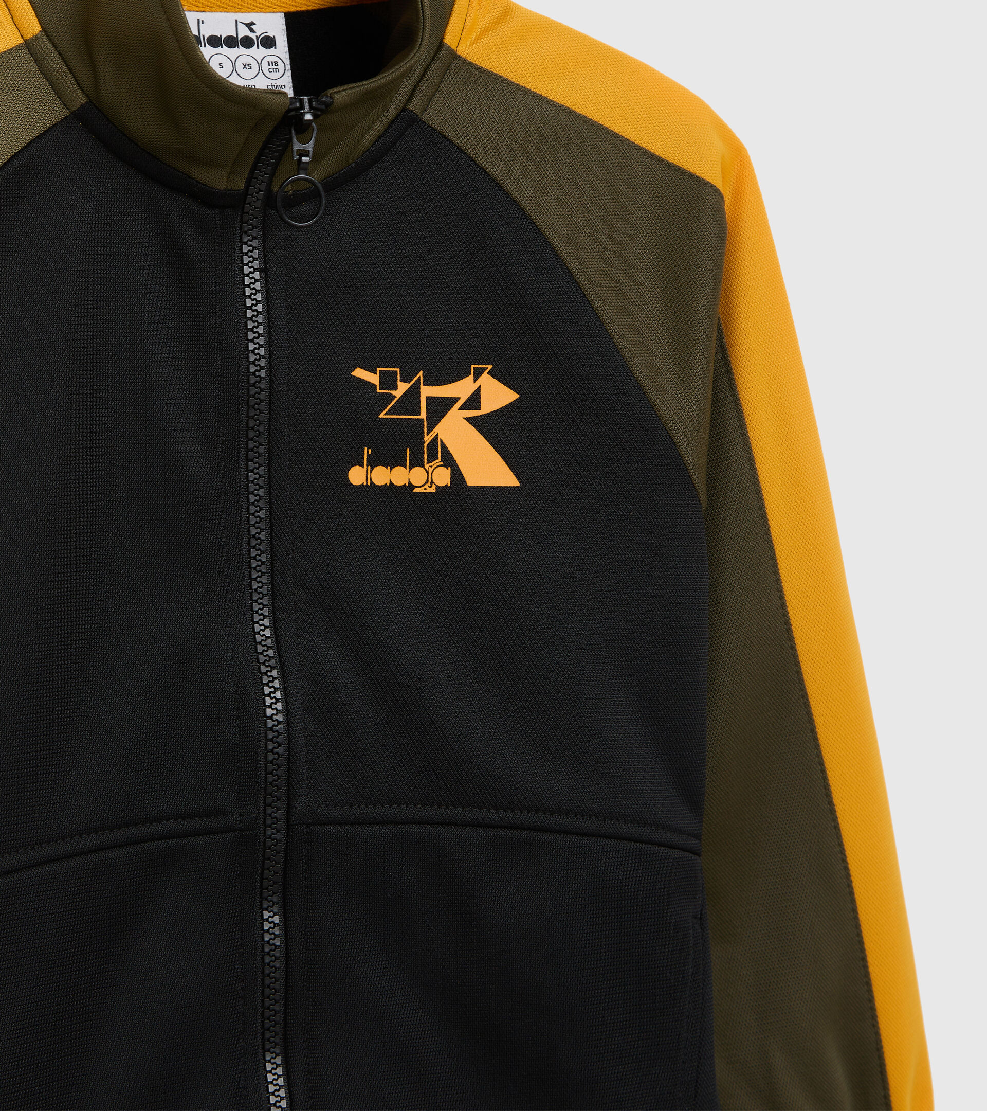 Sports tracksuit - Boys JB.TRACKSUIT FZ TWISTER KIWI GREEN - Diadora