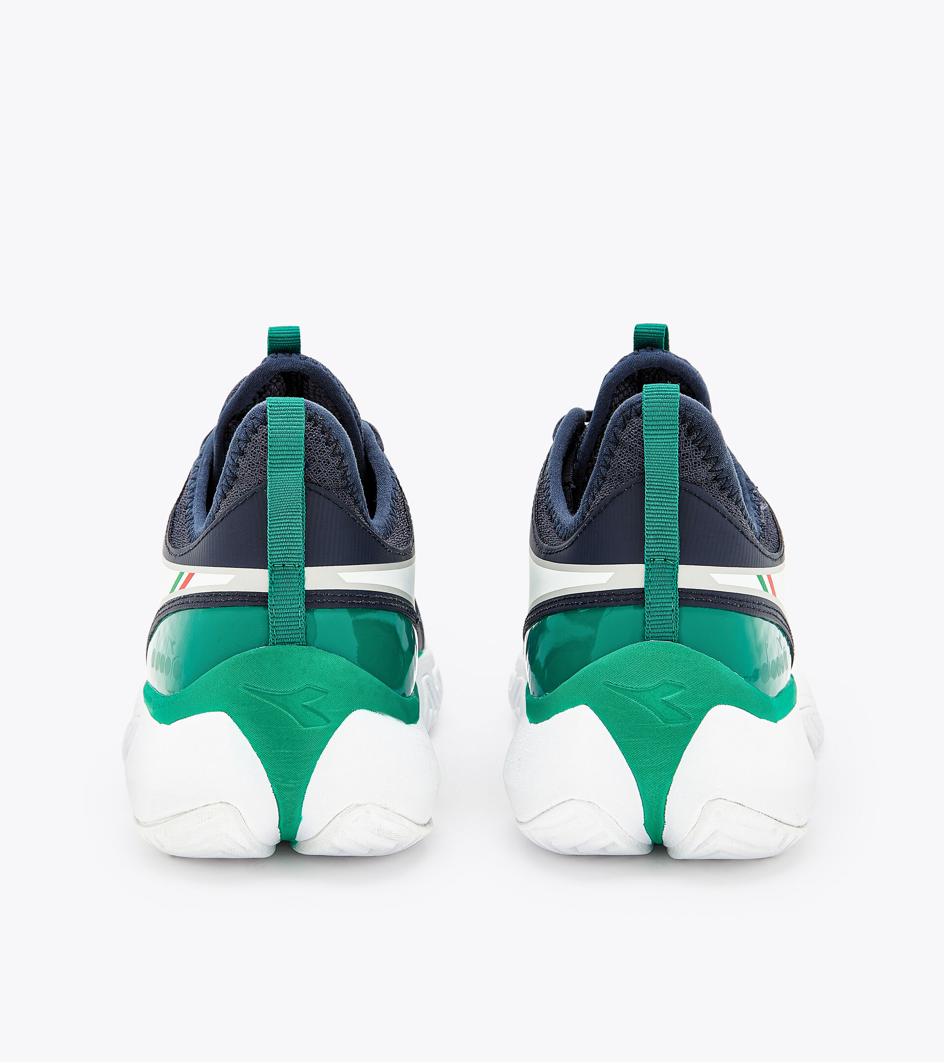 Tennis shoes for hard surfaces or clay courts - Men FINALE AG BLUE CORSAIR/WHITE - Diadora