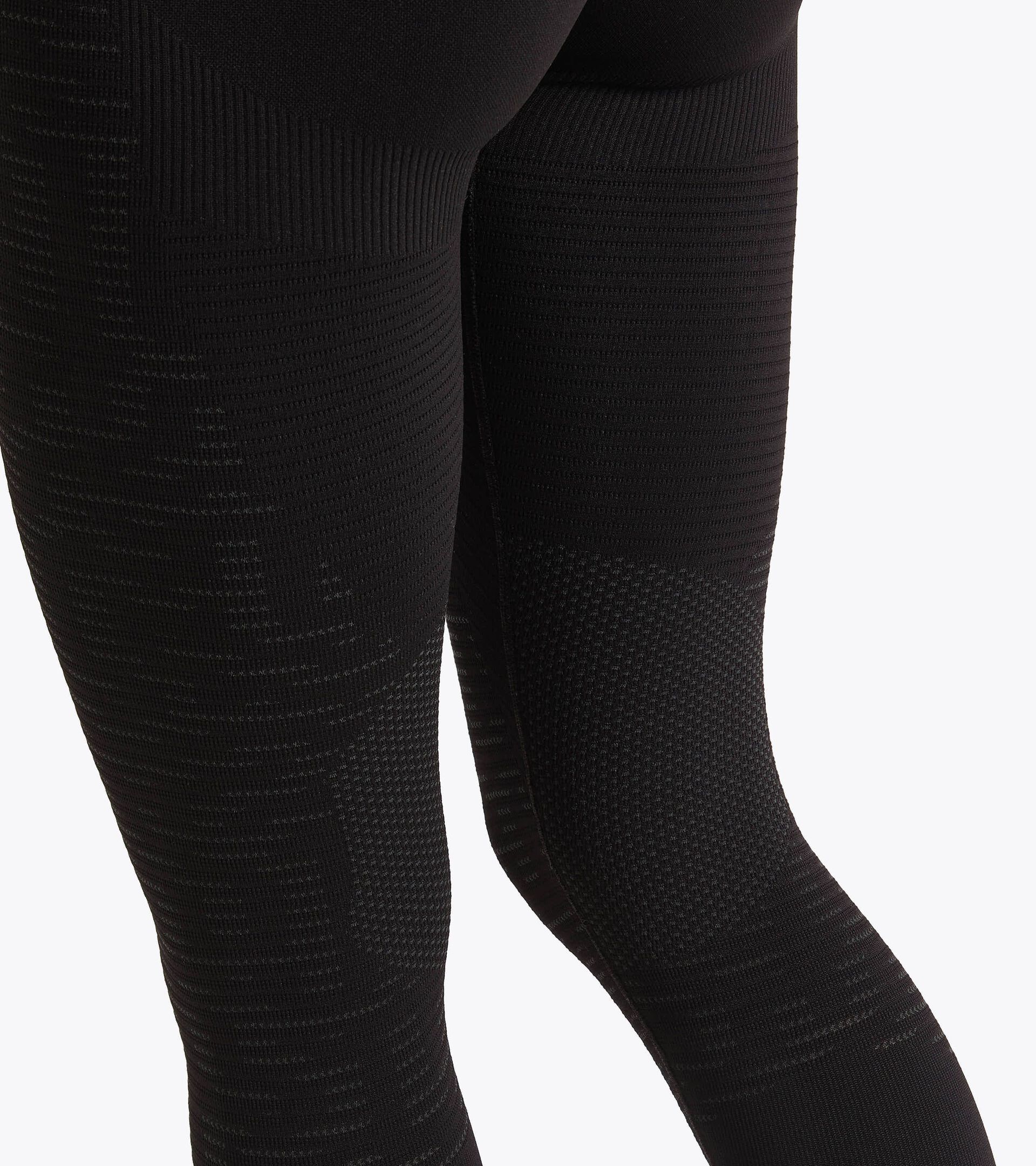 Technical tights for temperature control -  Running - Women’s L. RUN TIGHTS STRATOUNO BLACK - Diadora