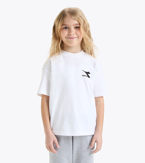 T-shirt en coton - Enfant
 JU.T-SHIRT SS SL BLANC VIF - Diadora