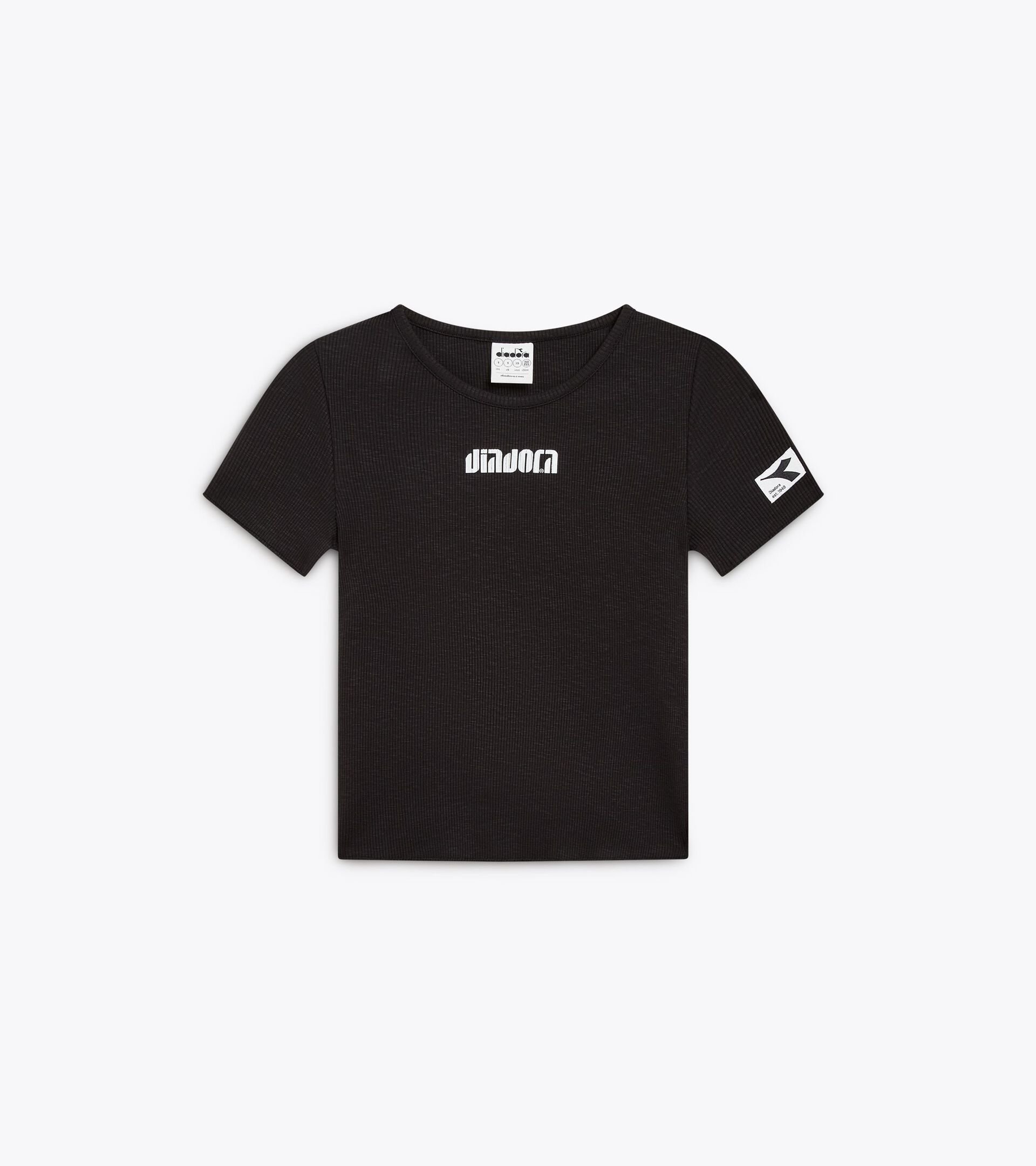 Sportswear t-shirt - Women’s
 L. T-SHIRT SS ATHL. LOGO BLACK - Diadora