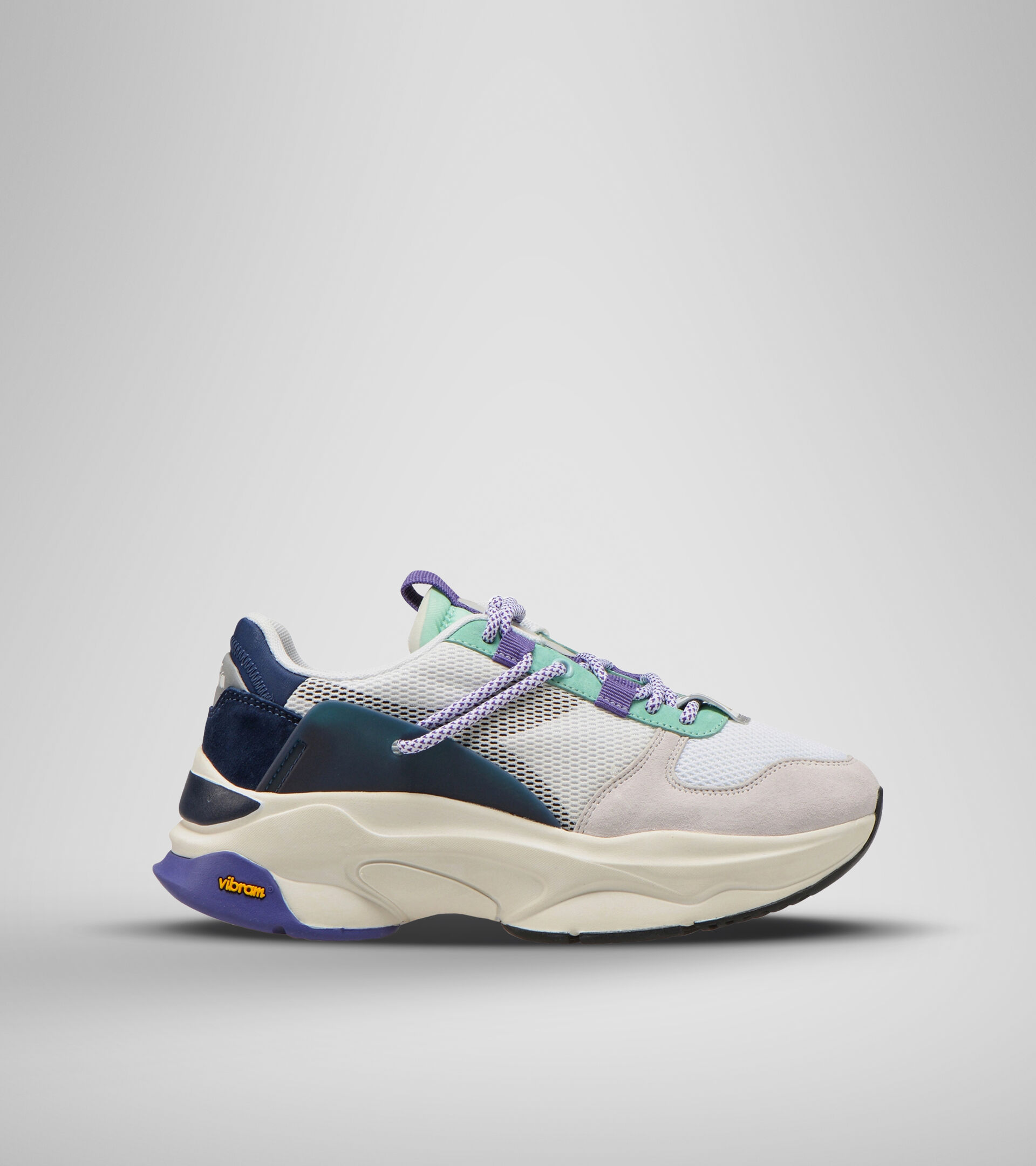 Sports shoe - Unisex TERRENA NYLON WHITE/DRESS BLUES/CABBAGE - Diadora