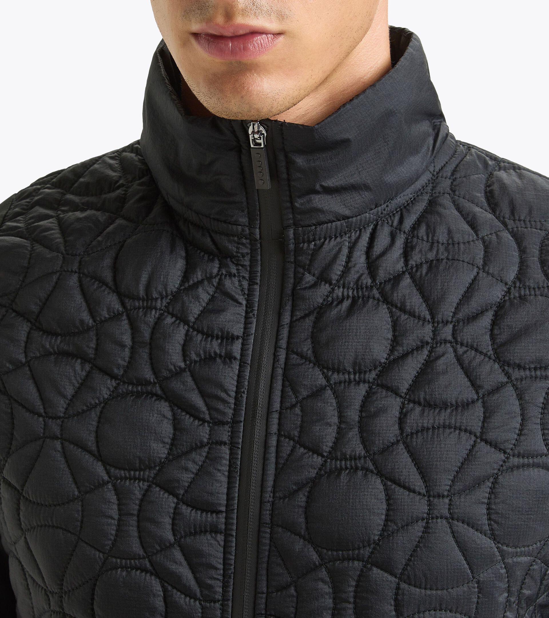 Chaqueta de running - Hombre RUN JACKET WINTER PROTECTION NEGRO - Diadora