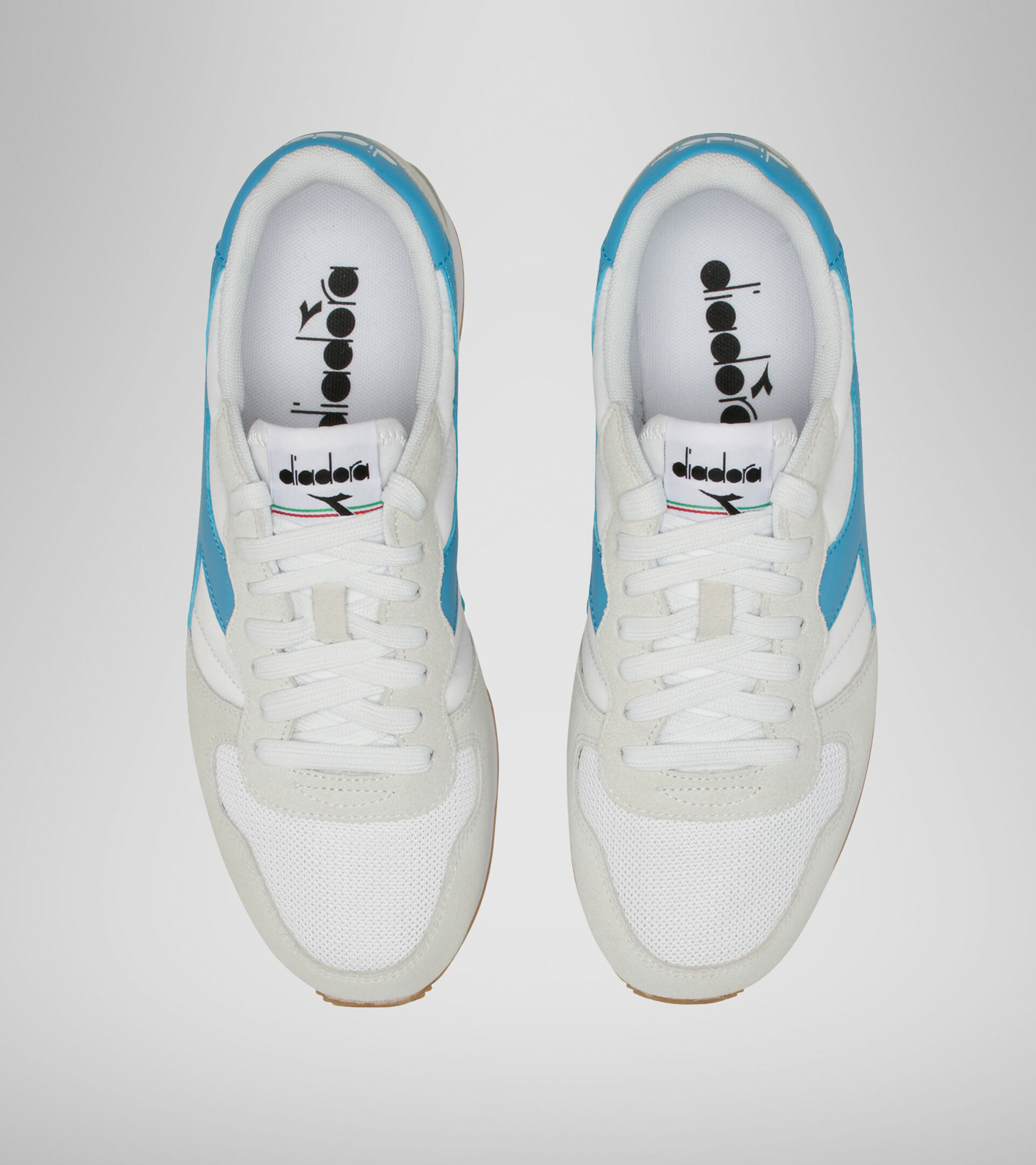 Footwear Sportswear UNISEX CAMARO WHITE/CYAN BLUE Diadora